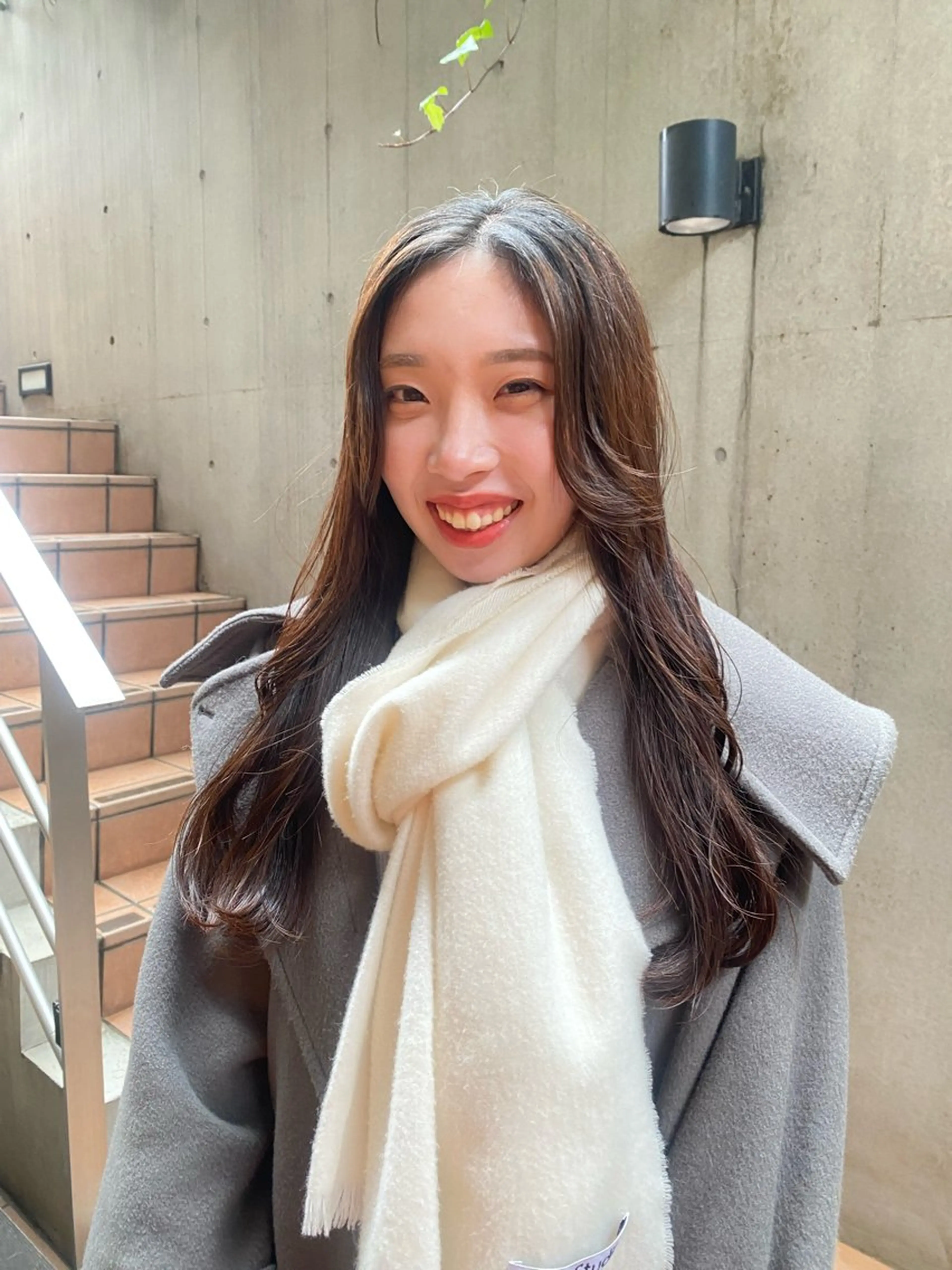 ロング カット パーマ トリートメント 大人可愛い♡コテ巻き パーマ🌼杉田 萌恵のヘアスタイル