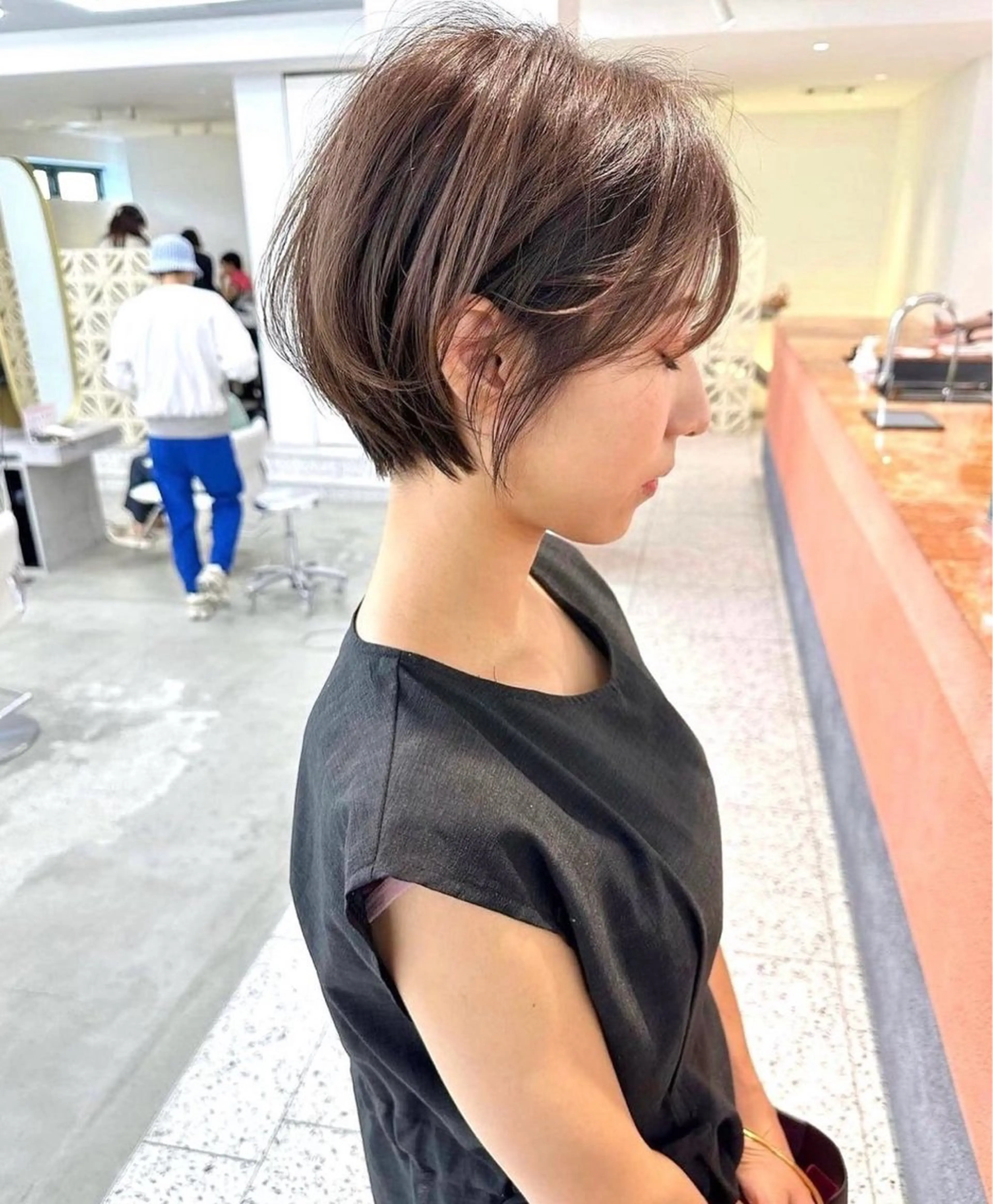 ショート カラー urara/ショート /透明感カラーのヘアスタイル