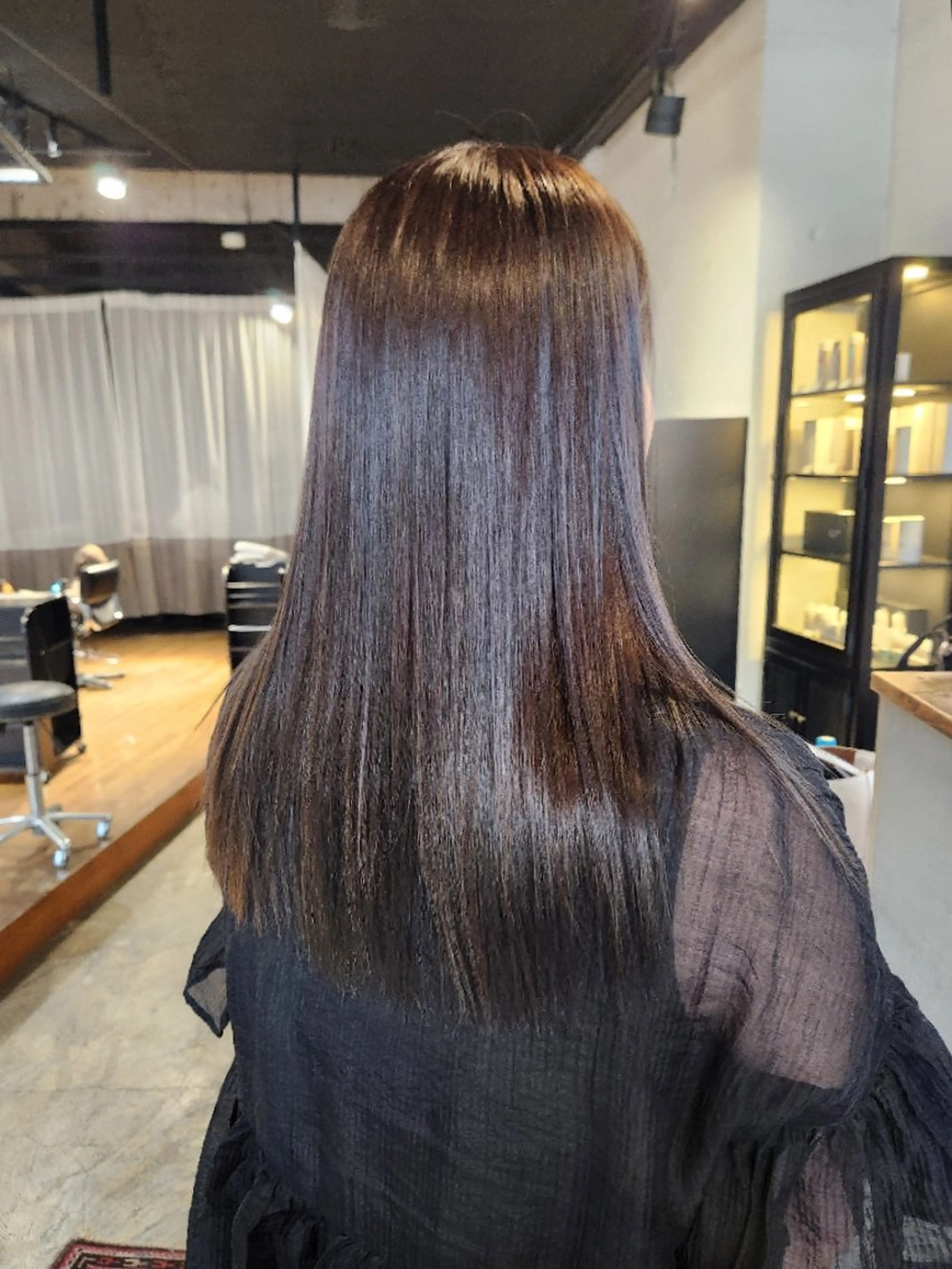 ロング カラー ヘアカラー ハヤシ マユ ✂ 府中美容室のヘアスタイル