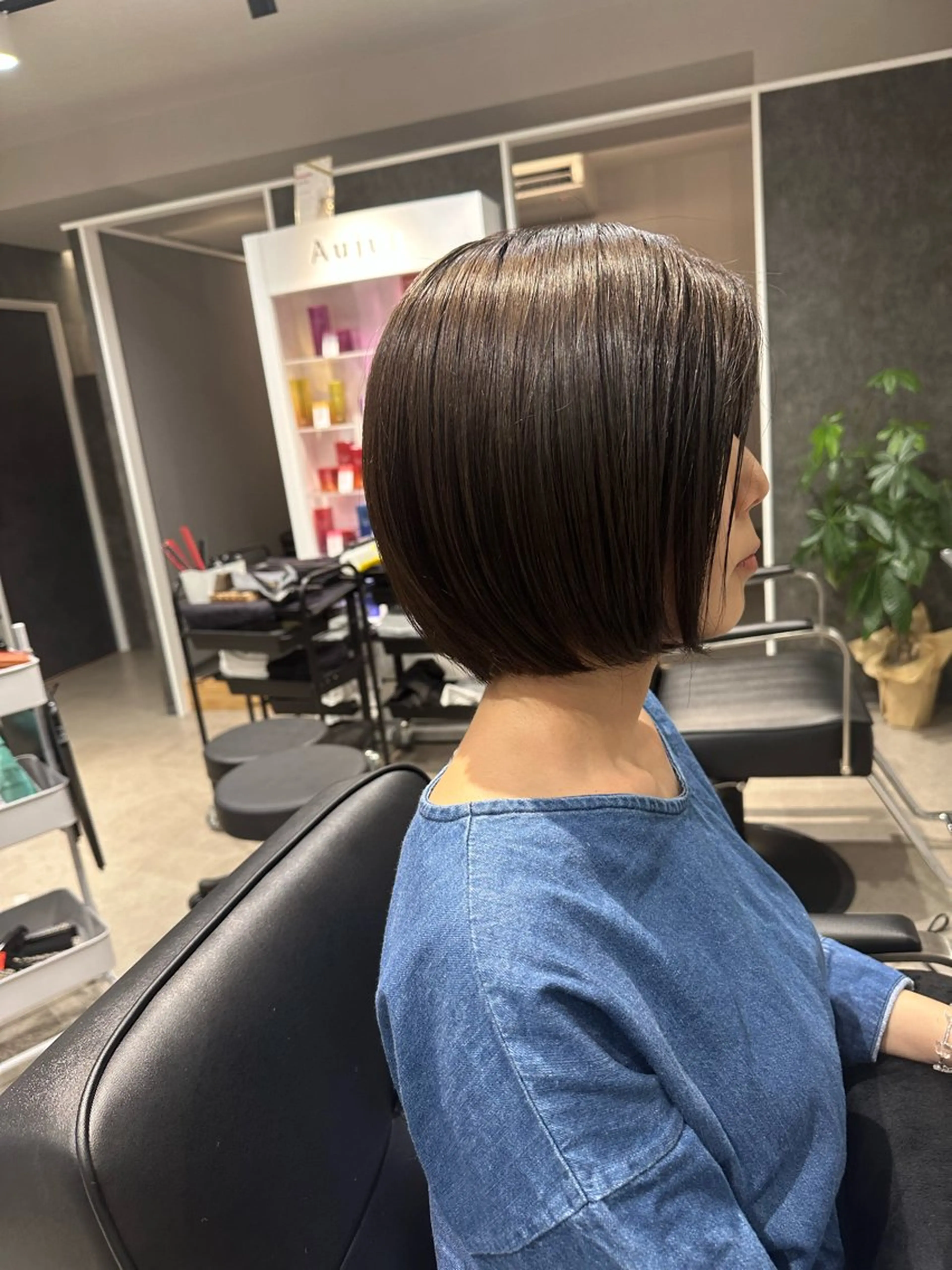 ショート ボブ 森 沙織のヘアスタイル