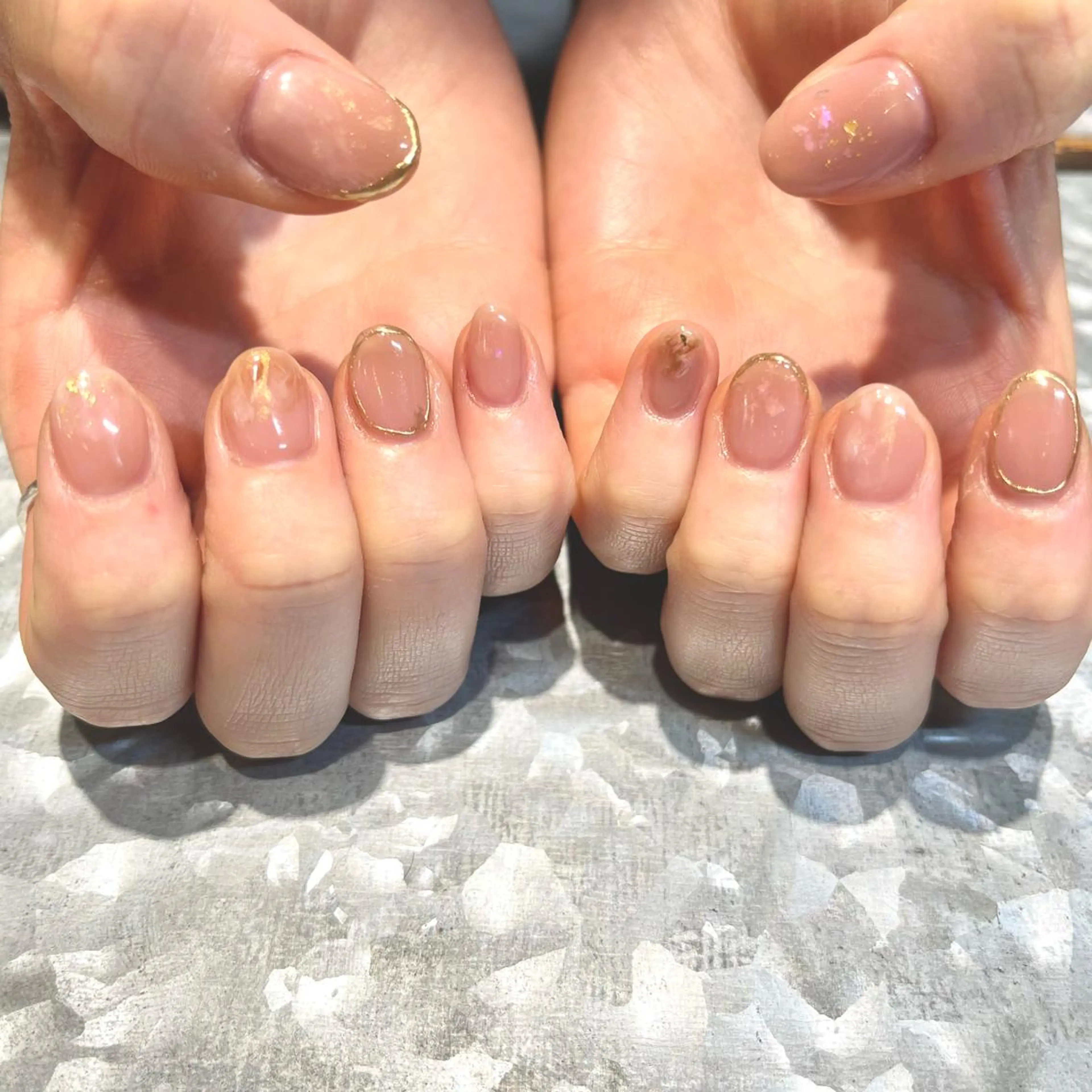 ネイル ニュアンスネイル TRAM-nail moriizumiのネイルデザイン