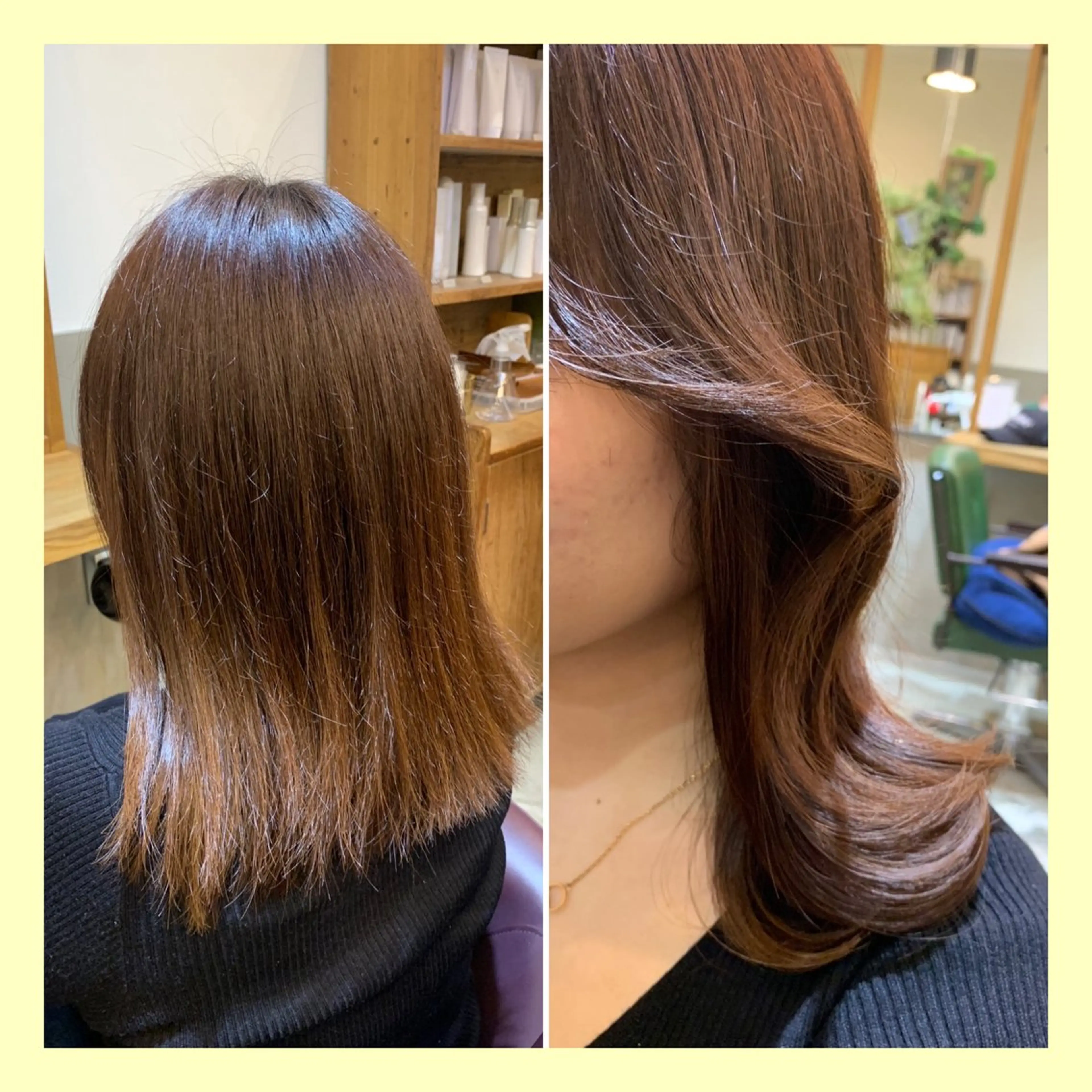 顔周りに変化を『カット✂️+部分パーマ💫+トリートメント🧴』の写真