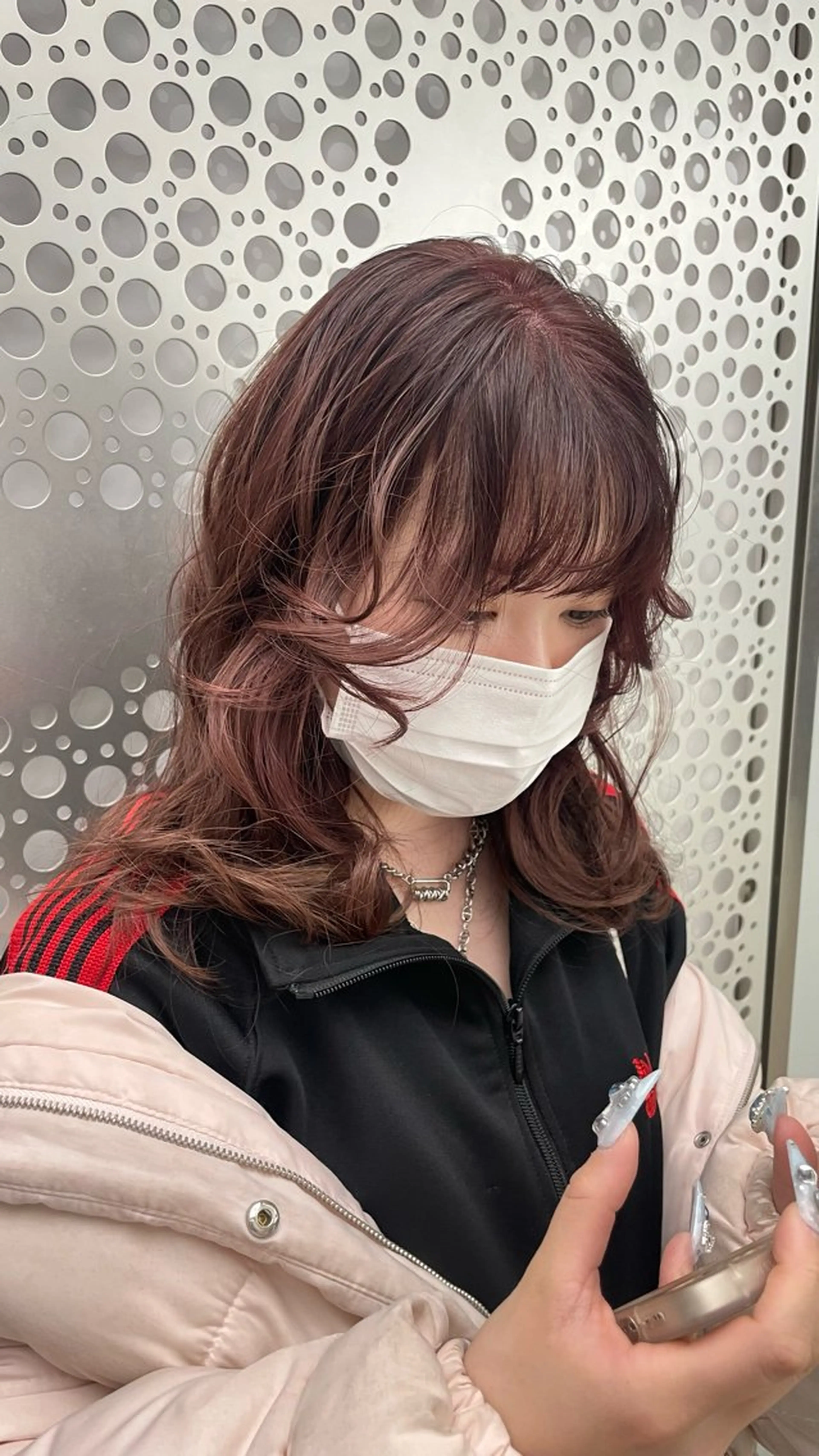 セミロング レイヤー/デジパ SAKIのヘアスタイル