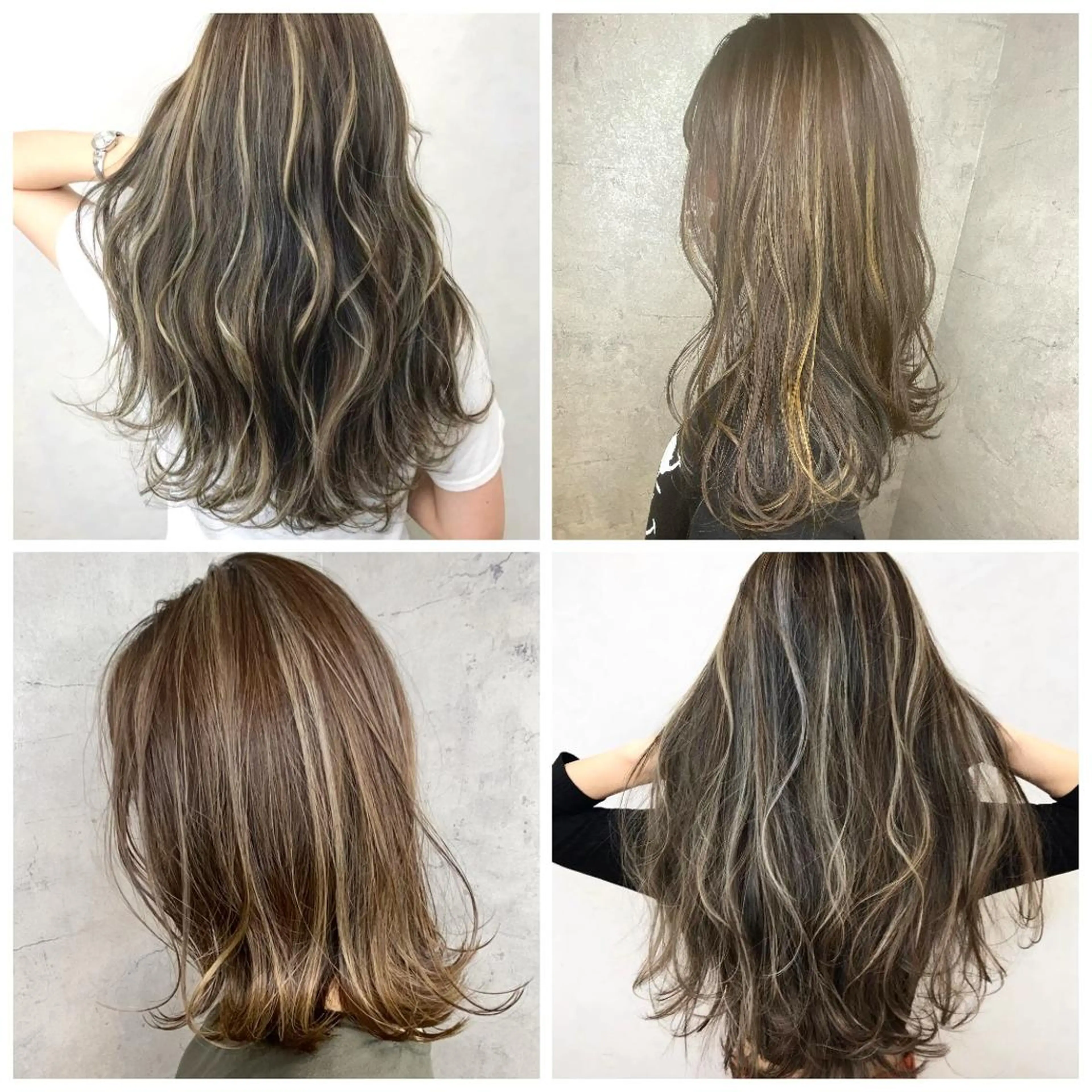 セミロング ハイライト 髪質改善/縮毛矯正 /naokiのヘアスタイル