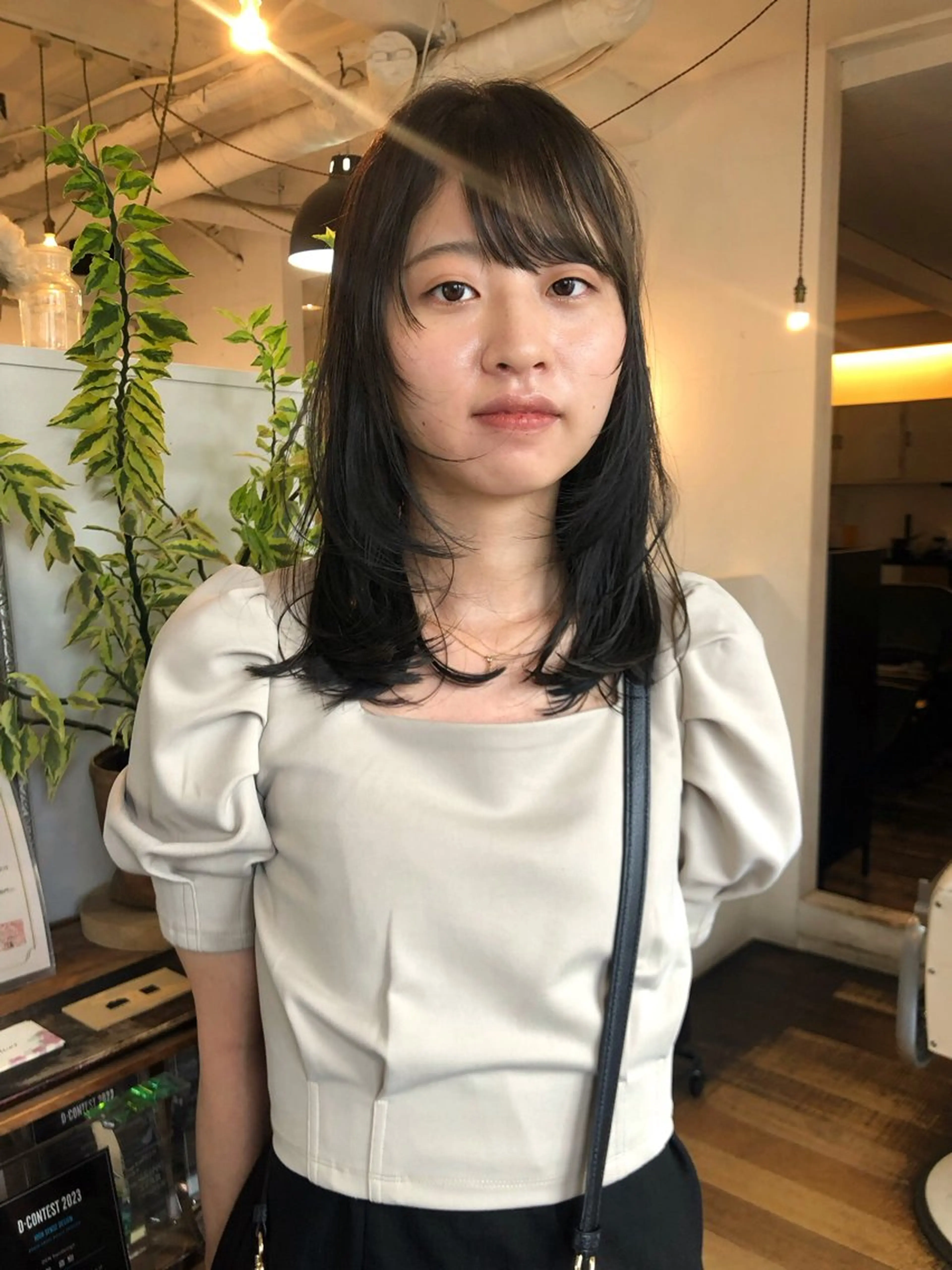 セミロング カラー デザインカット🎨 ボブ🫟おざきのヘアスタイル