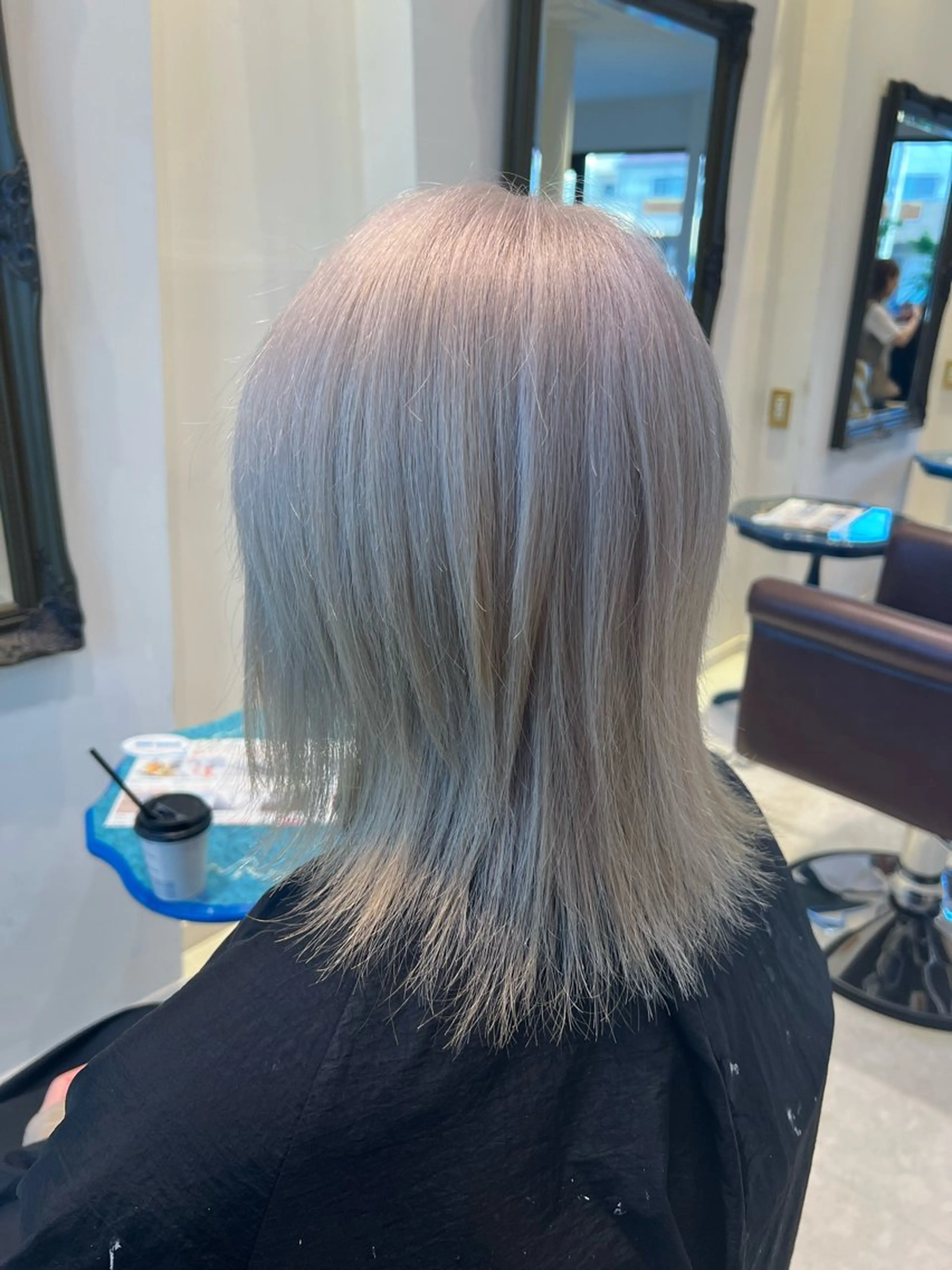 ミディアム 平田 和也のヘアスタイル