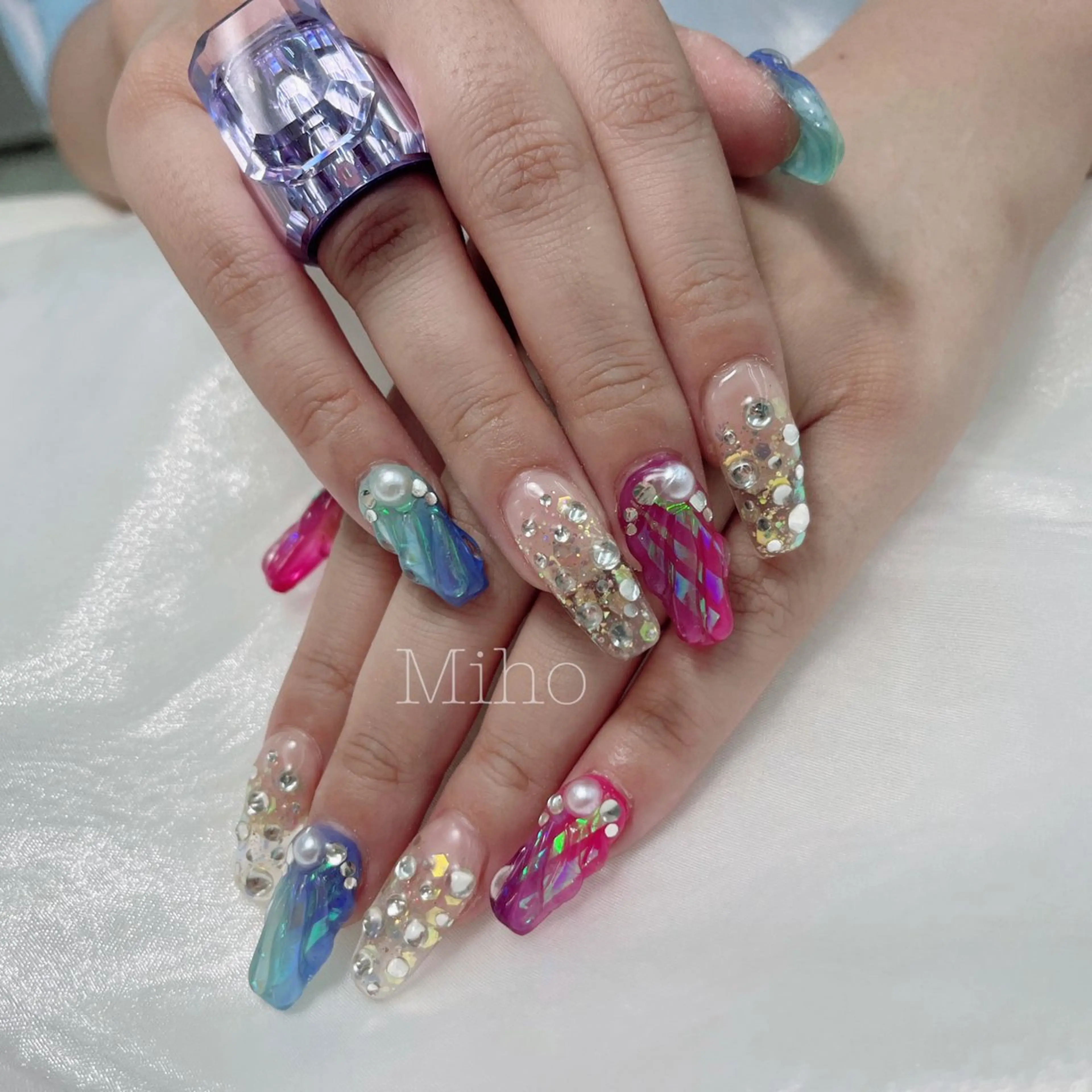 スカルプ長さだし10本+90分やり放題(画像持ち込み可)🫧 土日祝+¥550🫧【オフ無×】の写真