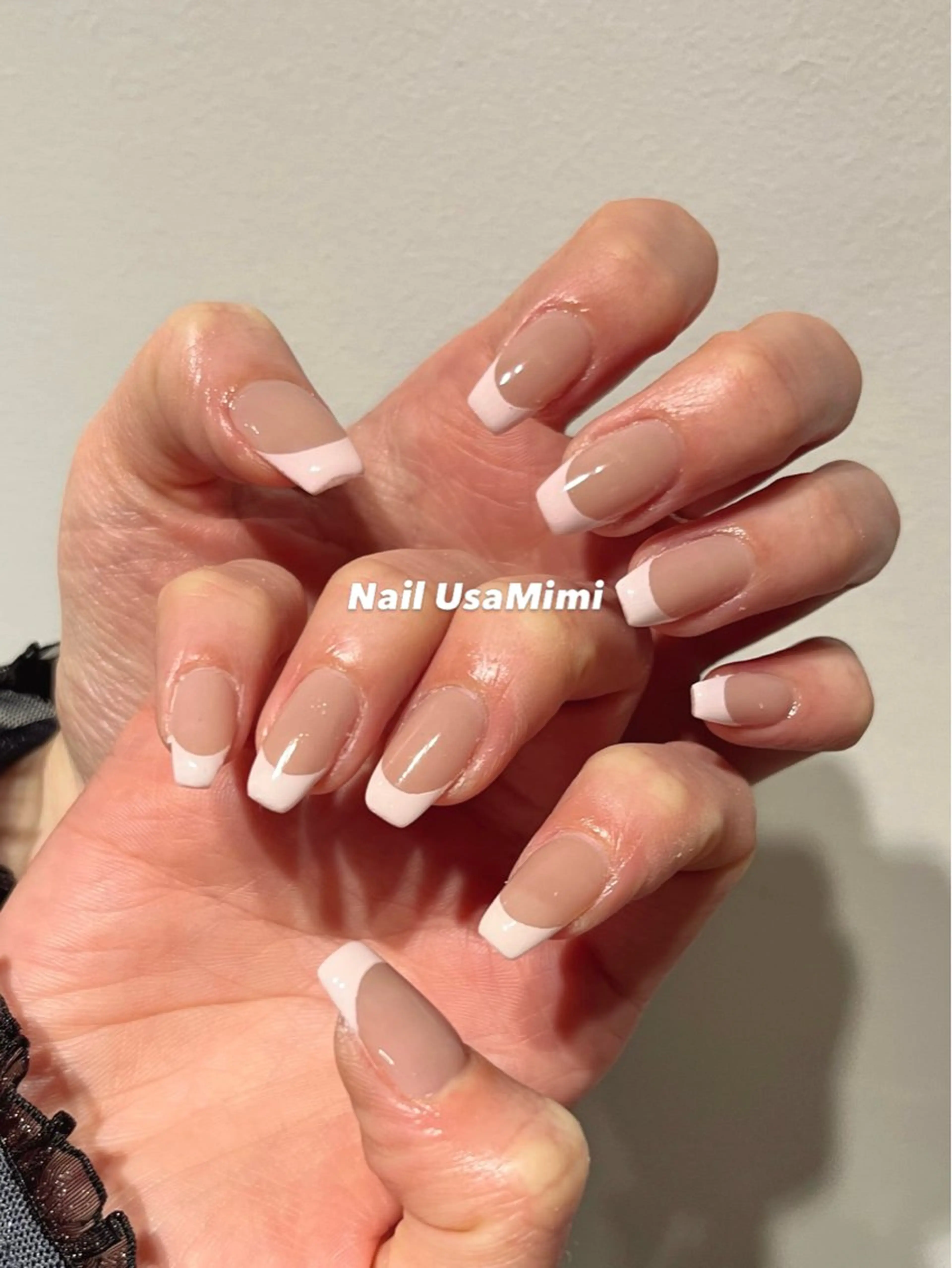 ネイル アートネイル フレンチネイル ジェルネイル キラキラネイル オフィスネイル ハンドネイル Nail Usa Mimi ASAKOのネイルデザイン