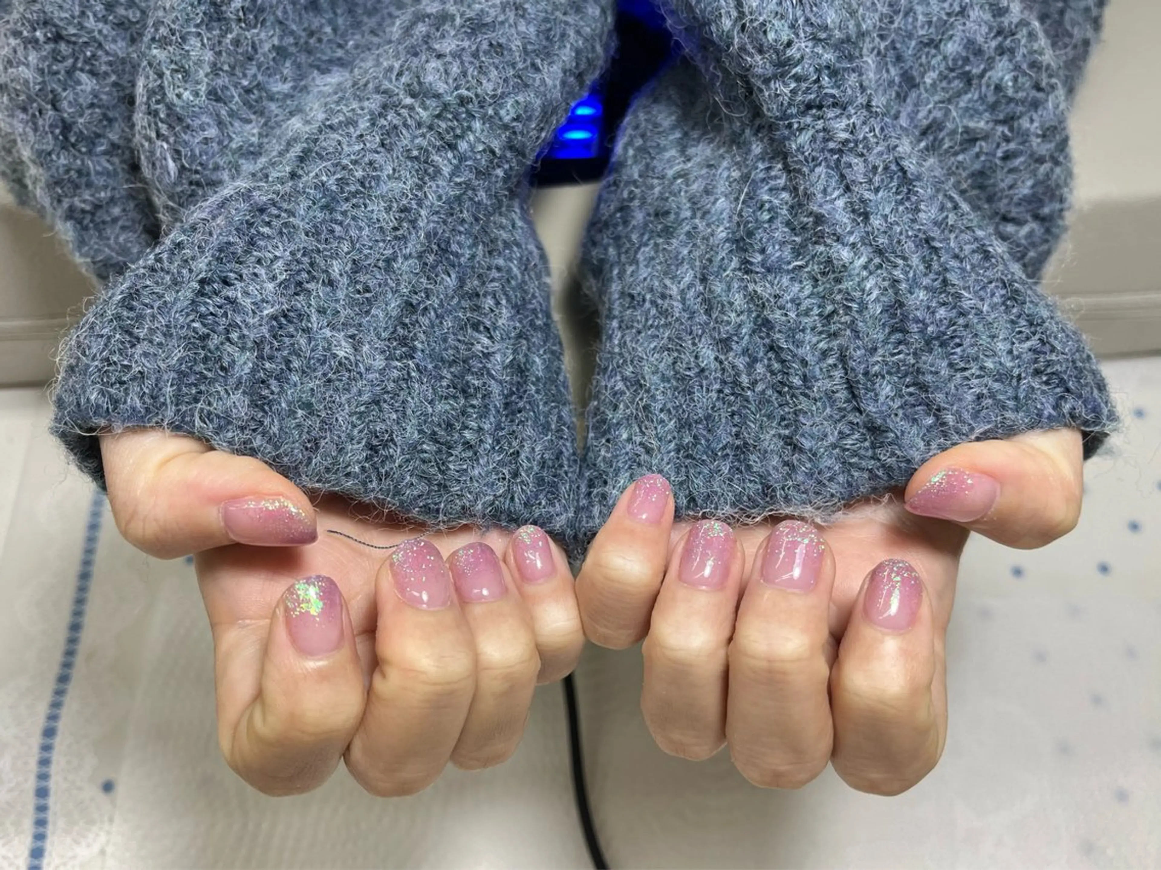 ハンド ワンカラー/ラメグラデーション(オフなし)の写真