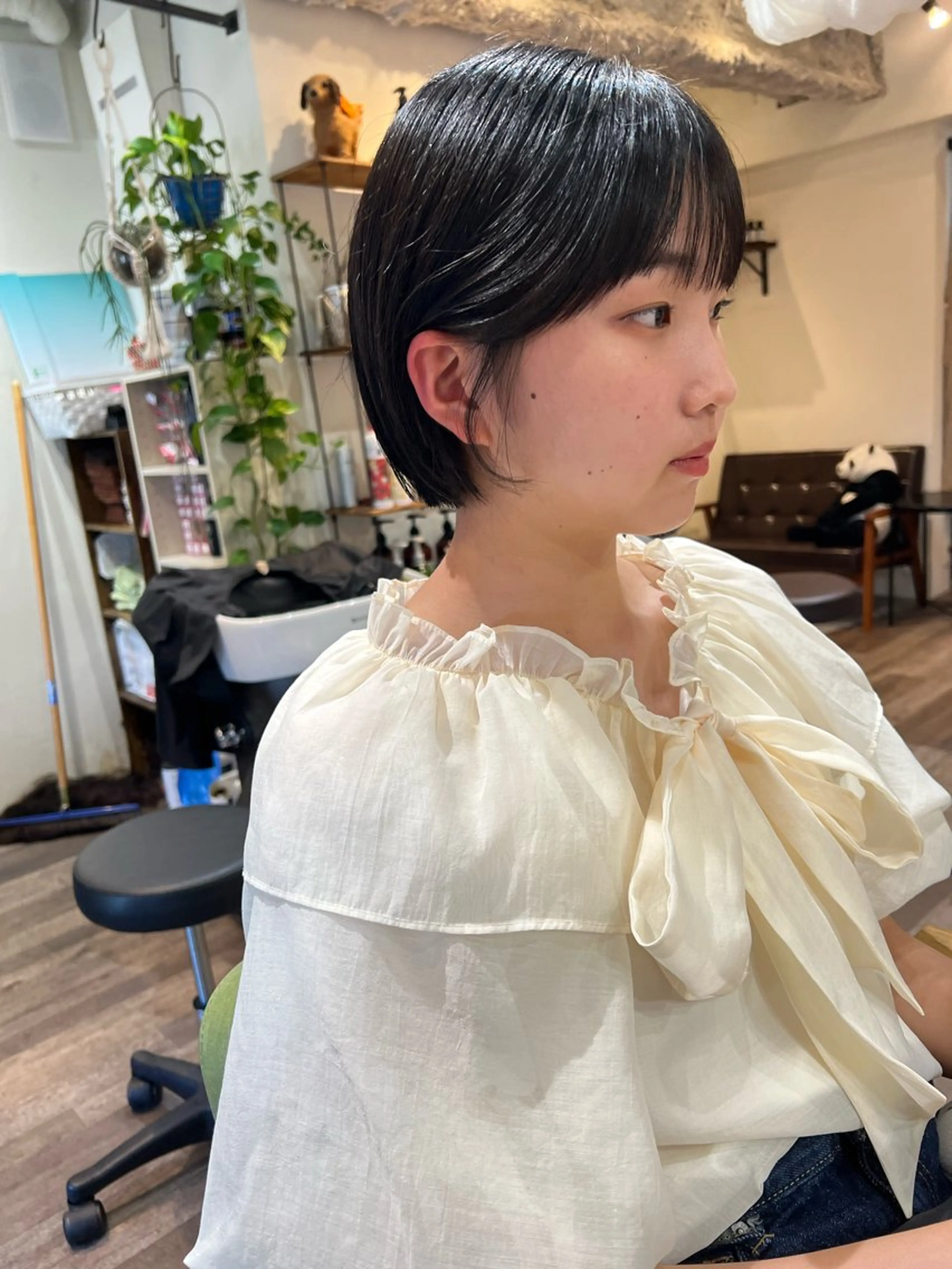 ショート カラーパティシエ facce🌼ikoのヘアスタイル