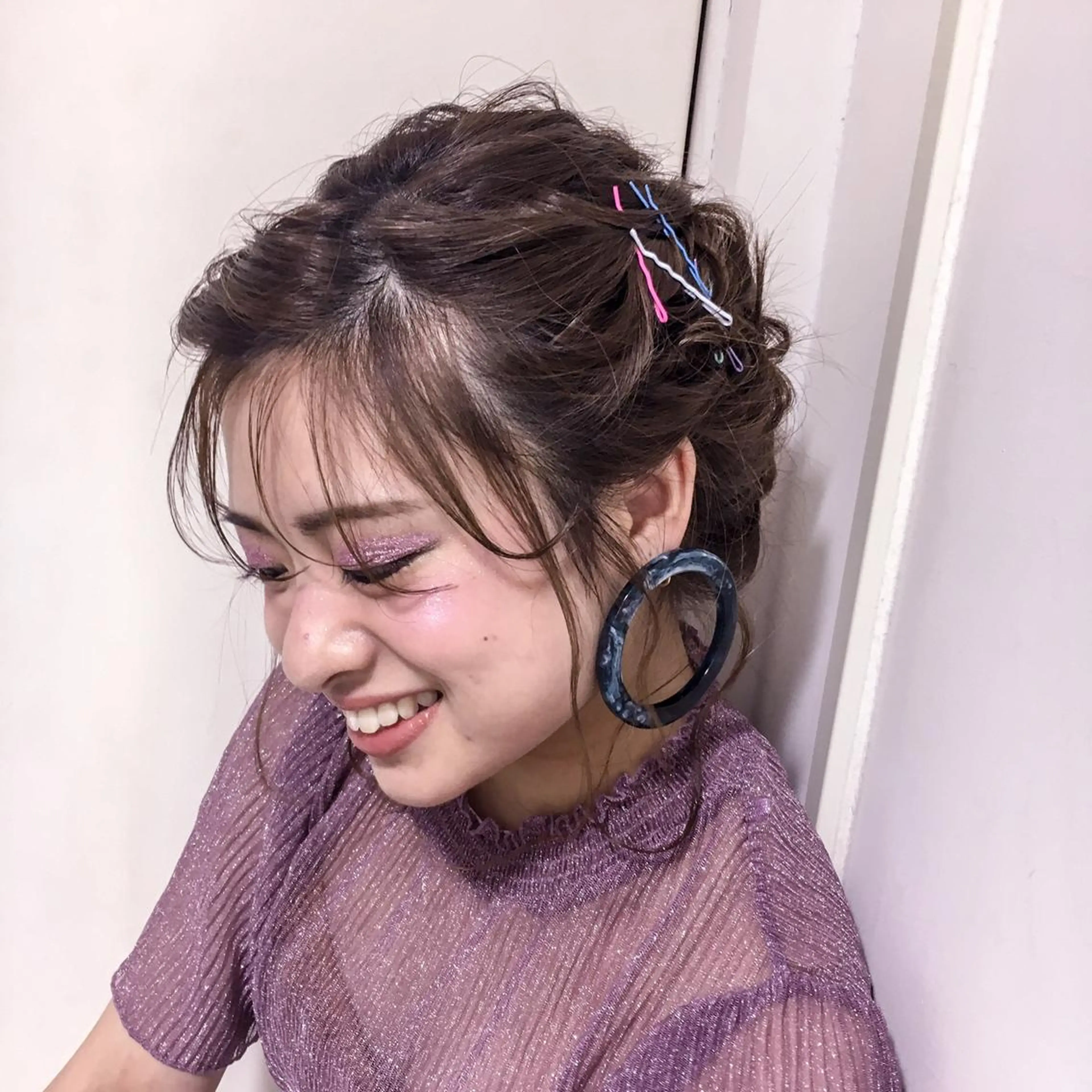 ミディアム ヘアアレンジ 結婚式・ブライダル 韓国hair ·͜· watanabeのヘアスタイル