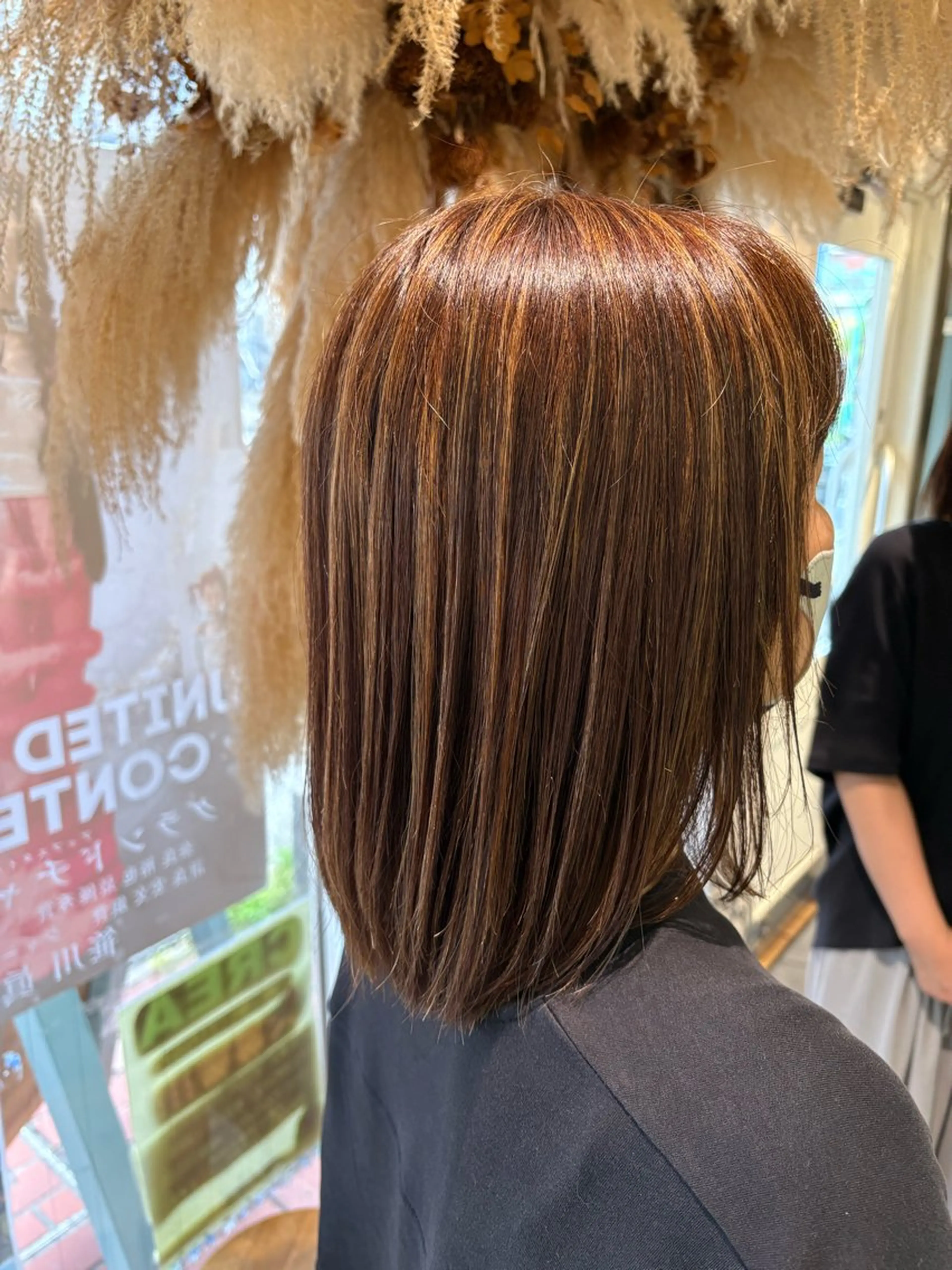 ロング ハイライト カット ヘアカラー レイヤー×ハイライト 🌷RINA🌷のヘアスタイル