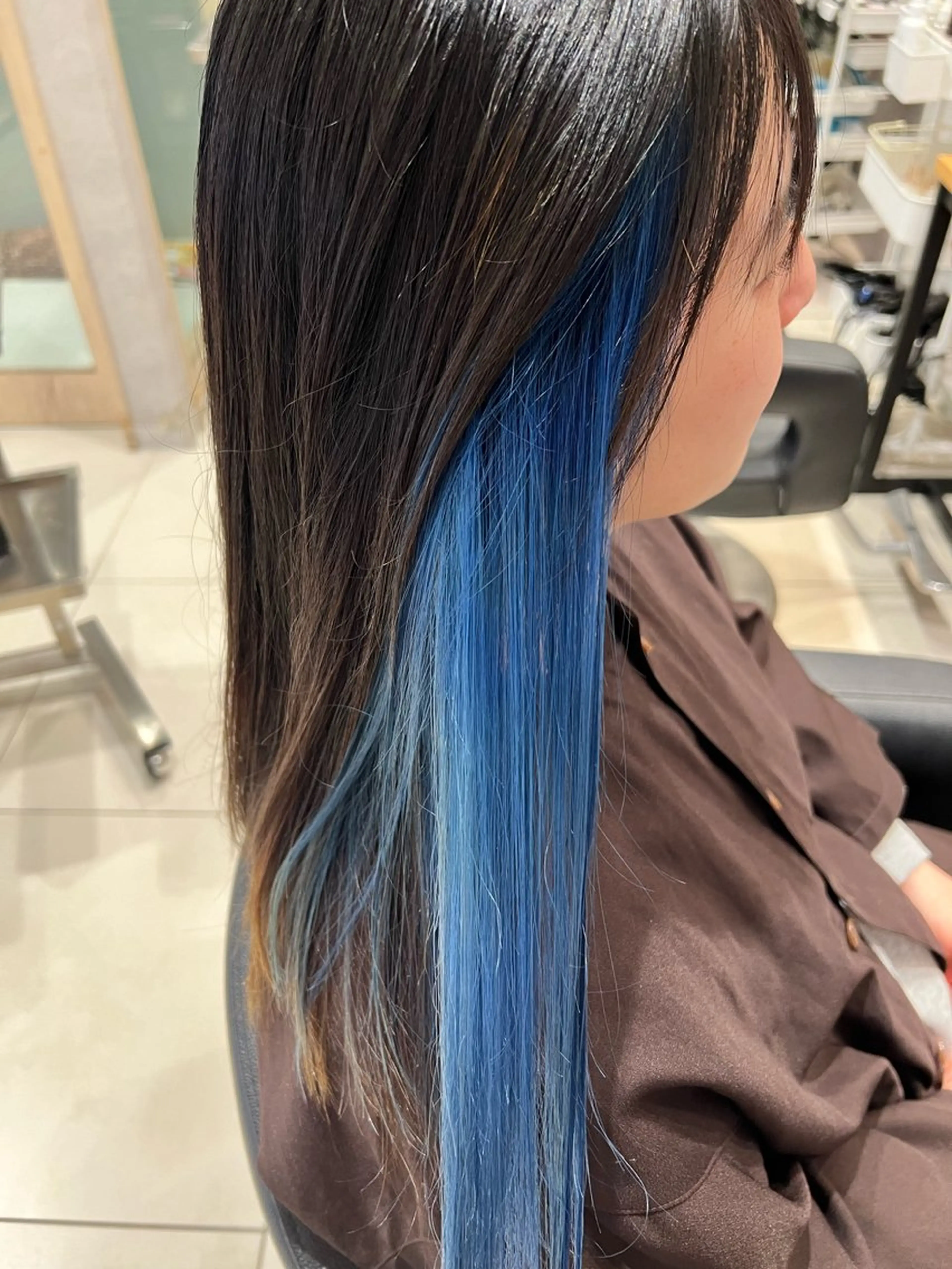 ロング カラー ヘアカラー トリートメント 🍑とたに ももか🍑のヘアスタイル