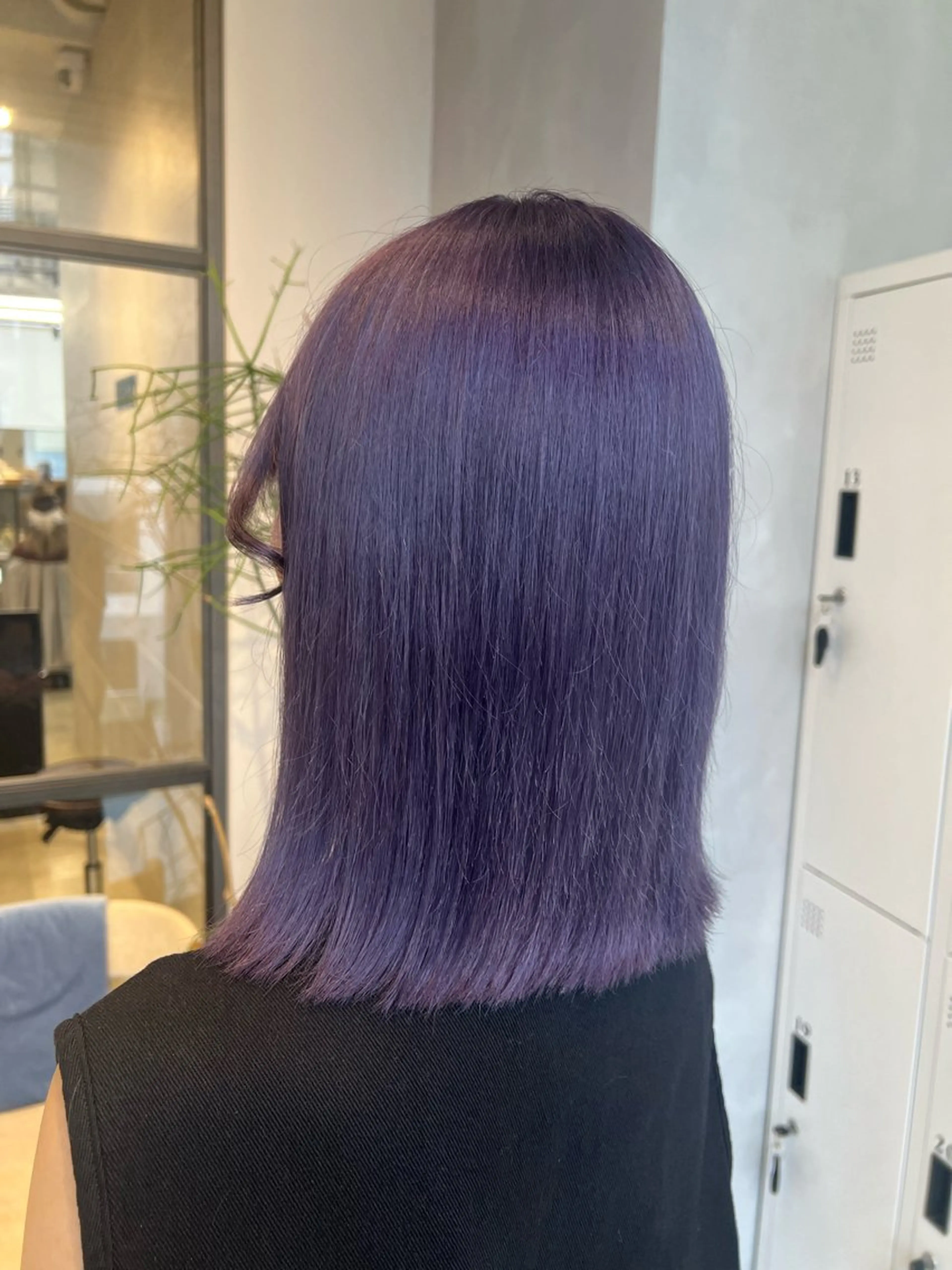 ミディアム ヘアカラー トリートメント 渋谷ハイトーン/ デザインカラー阿部のヘアスタイル