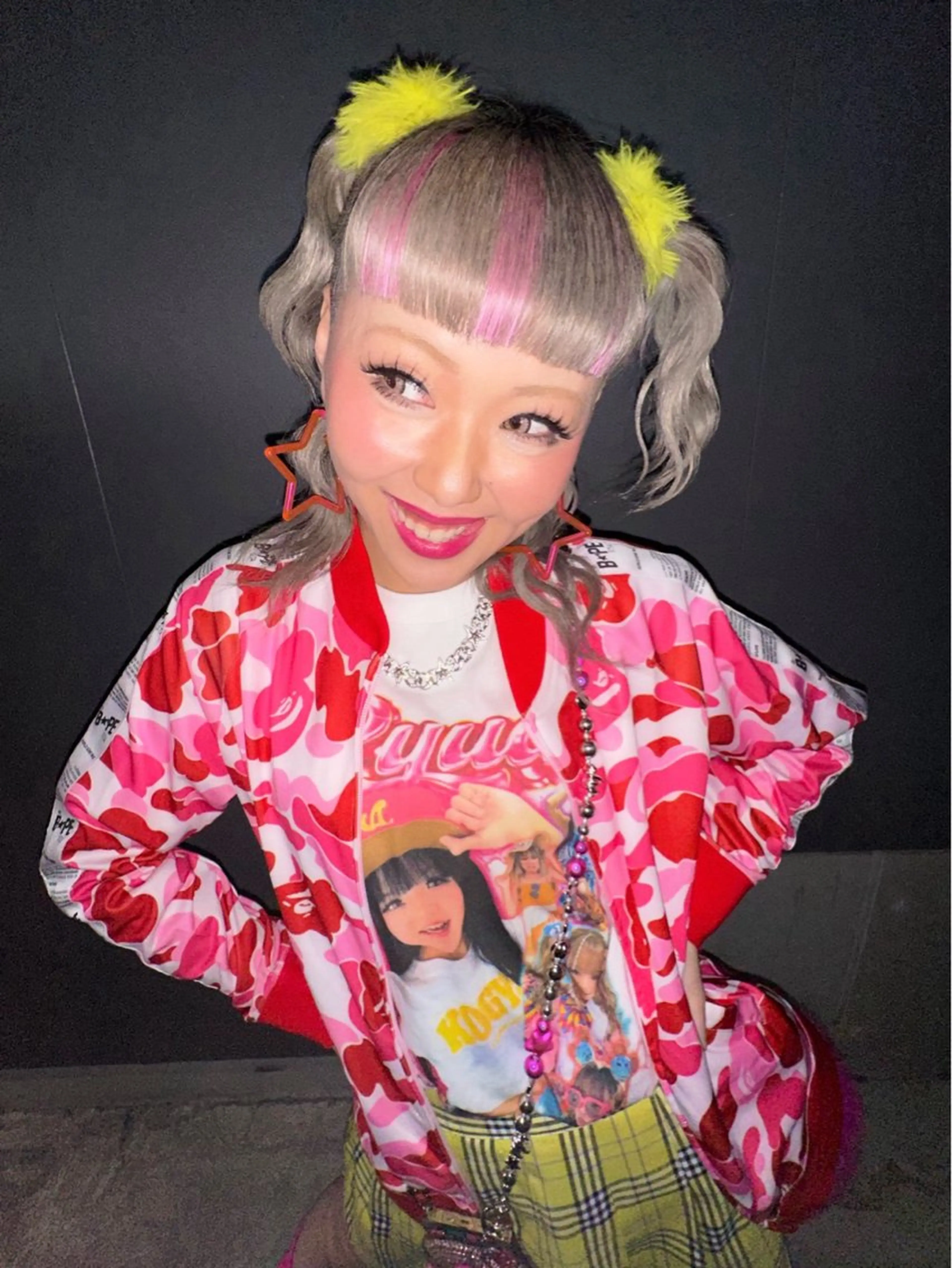 ミディアム カラー ヘアカラー yuumi 👱🏻‍♀️のヘアスタイル