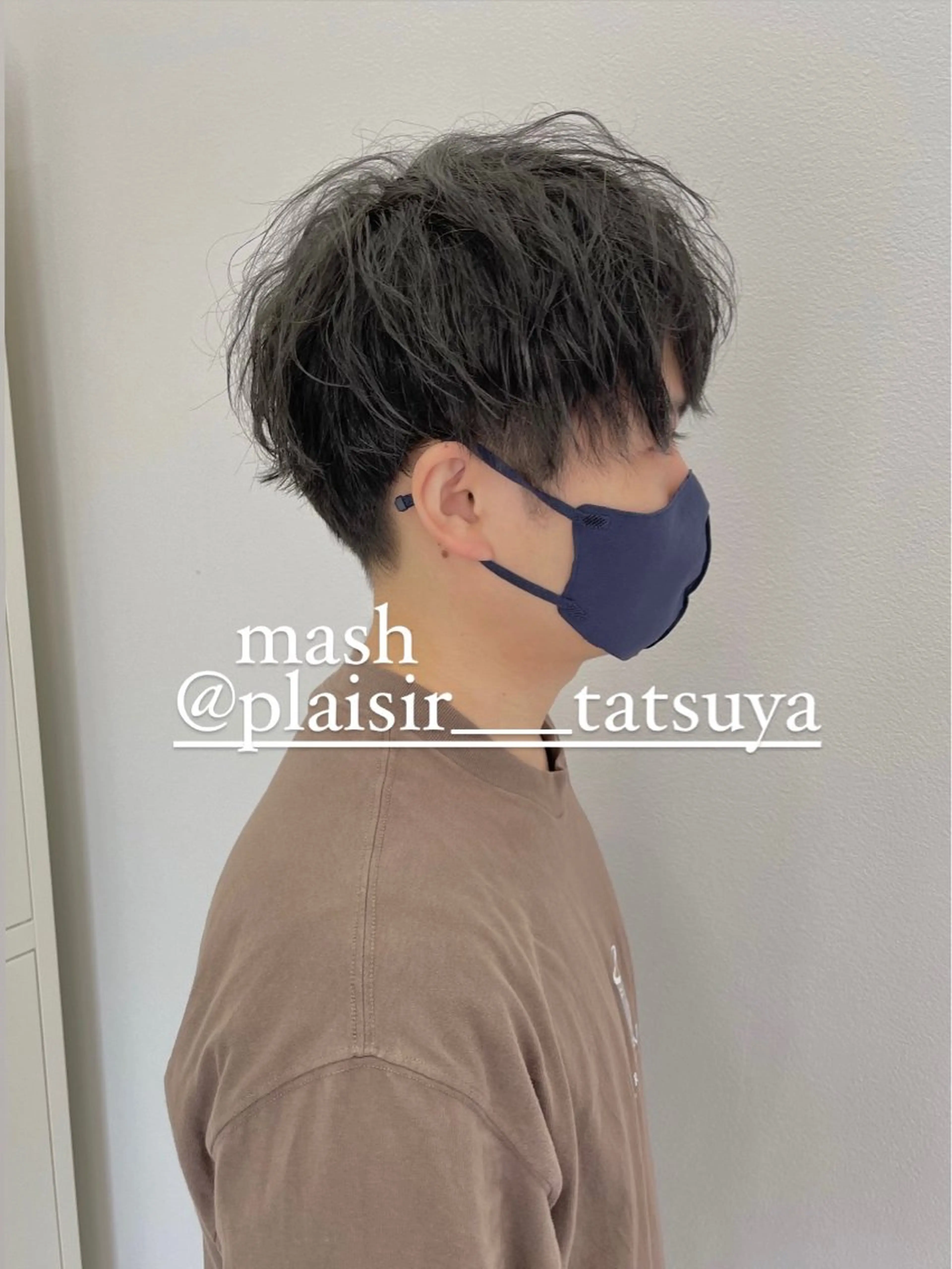 ショート カット ヘアカラー トリートメント 佐々木 達也のヘアスタイル