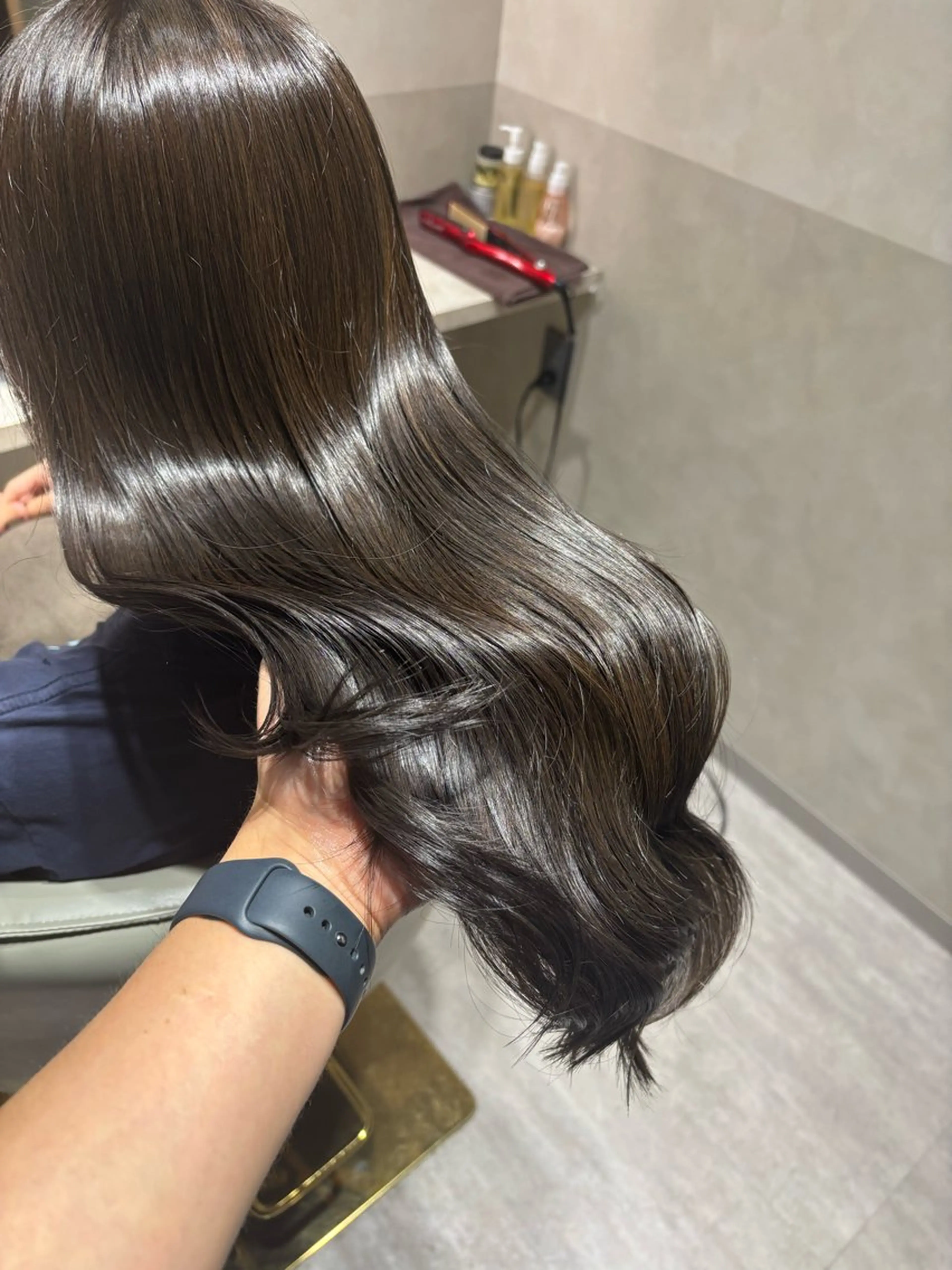 セミロング カラー ブリーチ ブリーチなしカラー 川崎のカラー職人🥣 kentaのヘアスタイル
