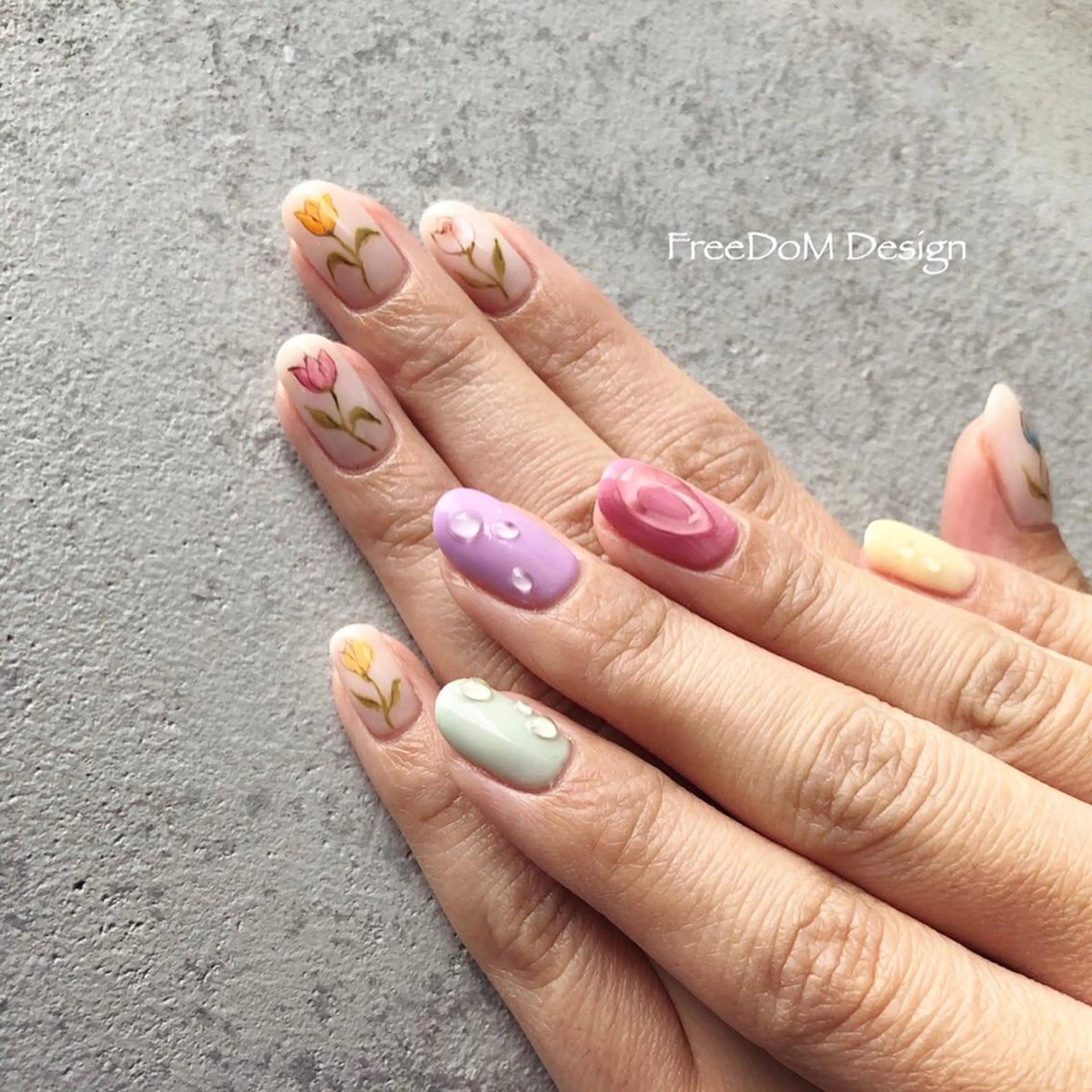 ネイル ハンドネイル W KUMIのネイルデザイン