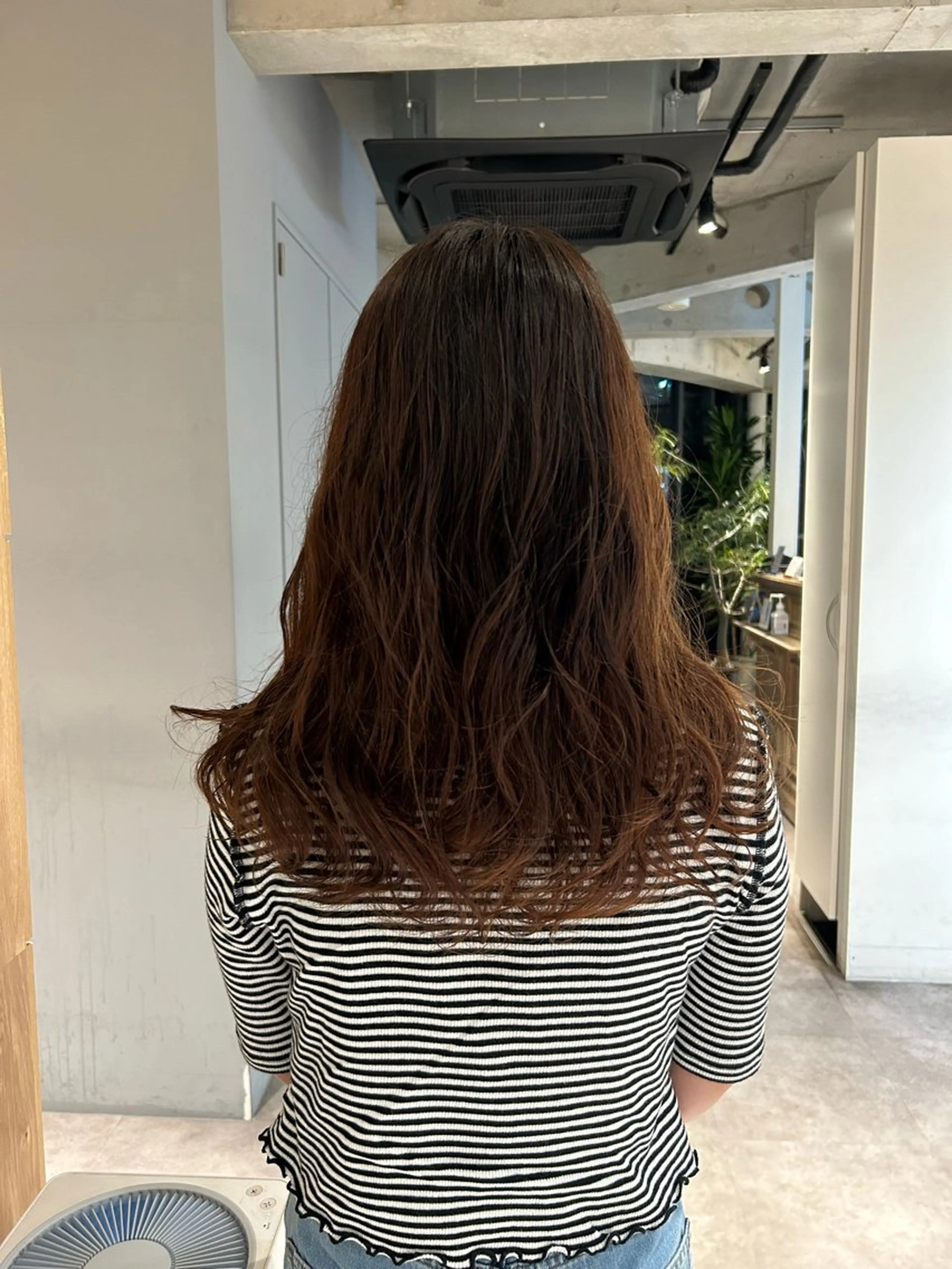 セミロング パーマ カット パーマ トリートメント 葉月/ボブ/ 透明感カラー／中目黒のヘアスタイル