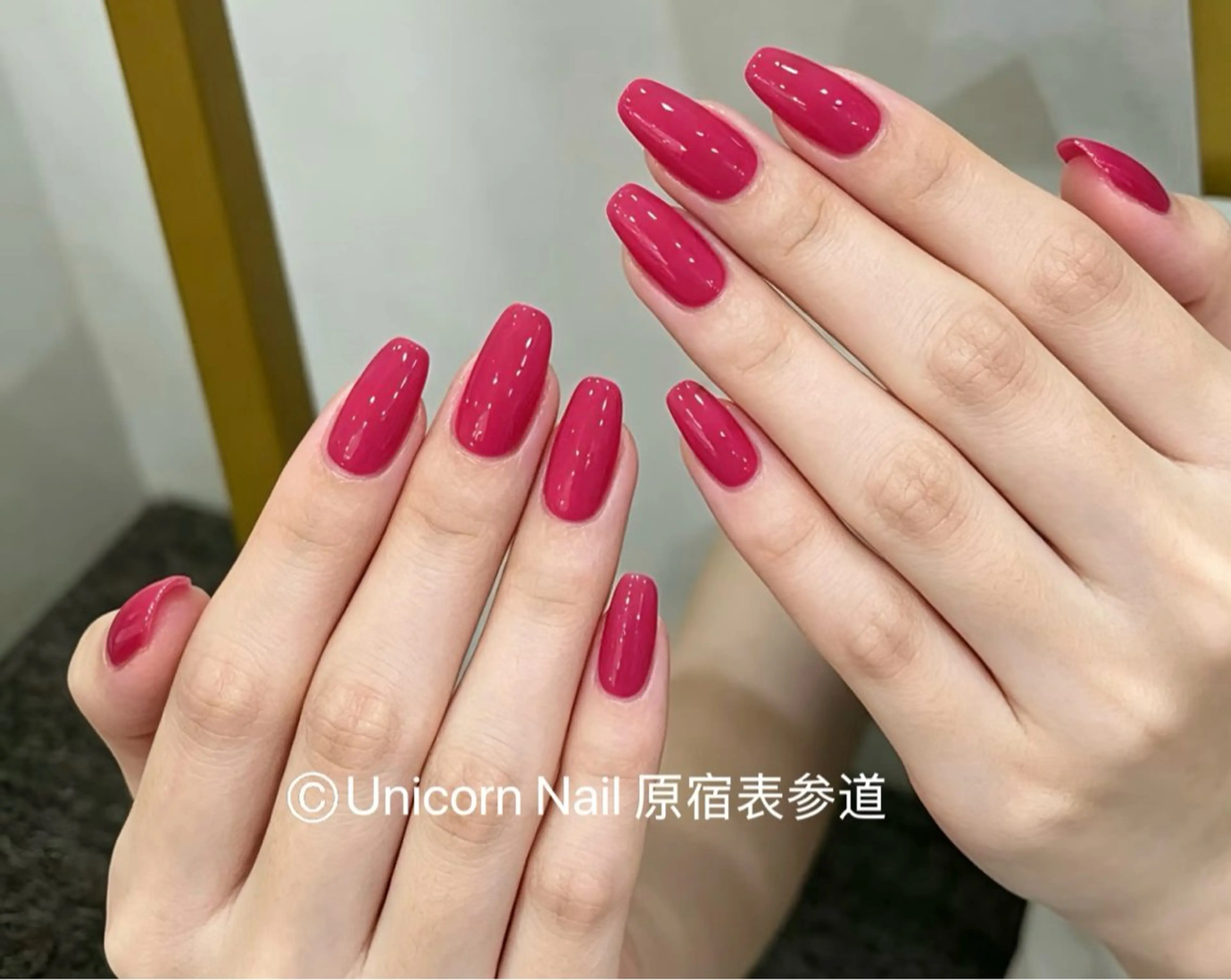 ネイル ワンカラーネイル ハンドネイル Unicorn Nail原宿表参道のネイルデザイン