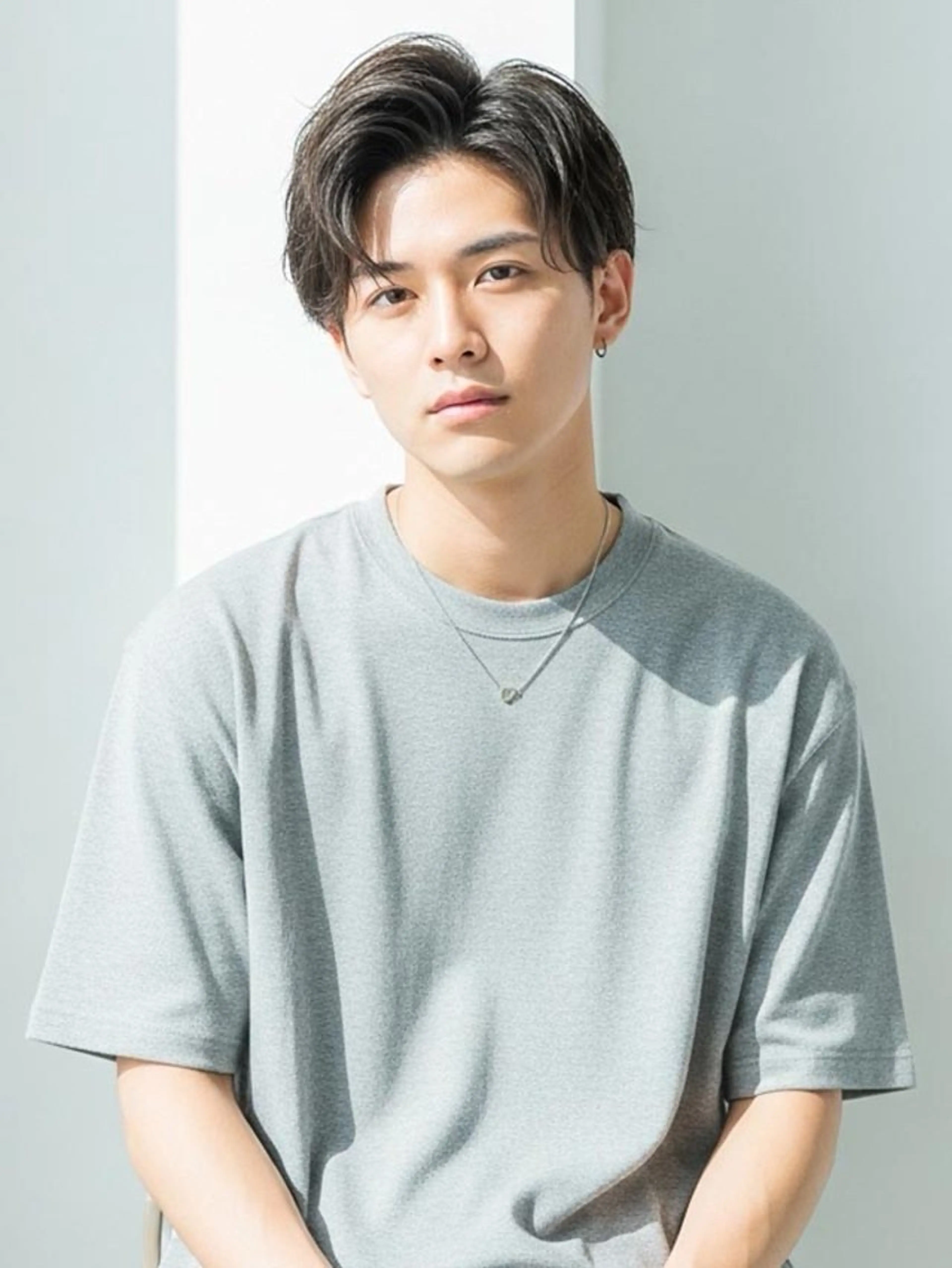 カラー メンズ アッシュ アッシュブラウン ブラウンカラー 瀬尾 加寿馬のヘアスタイル