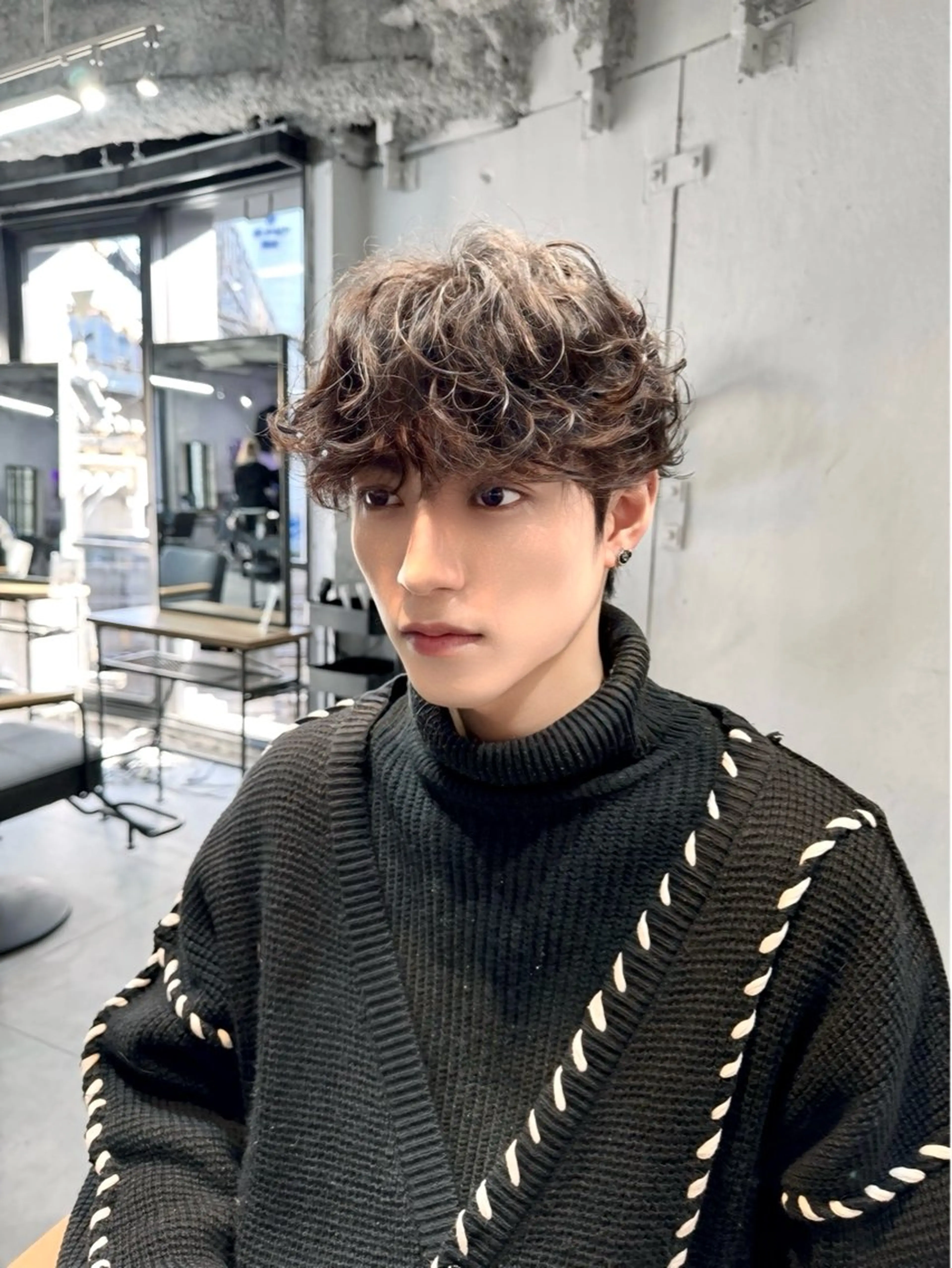 ショート パーマ メンズ メンズパーマ 韓国特化 なおきのヘアスタイル