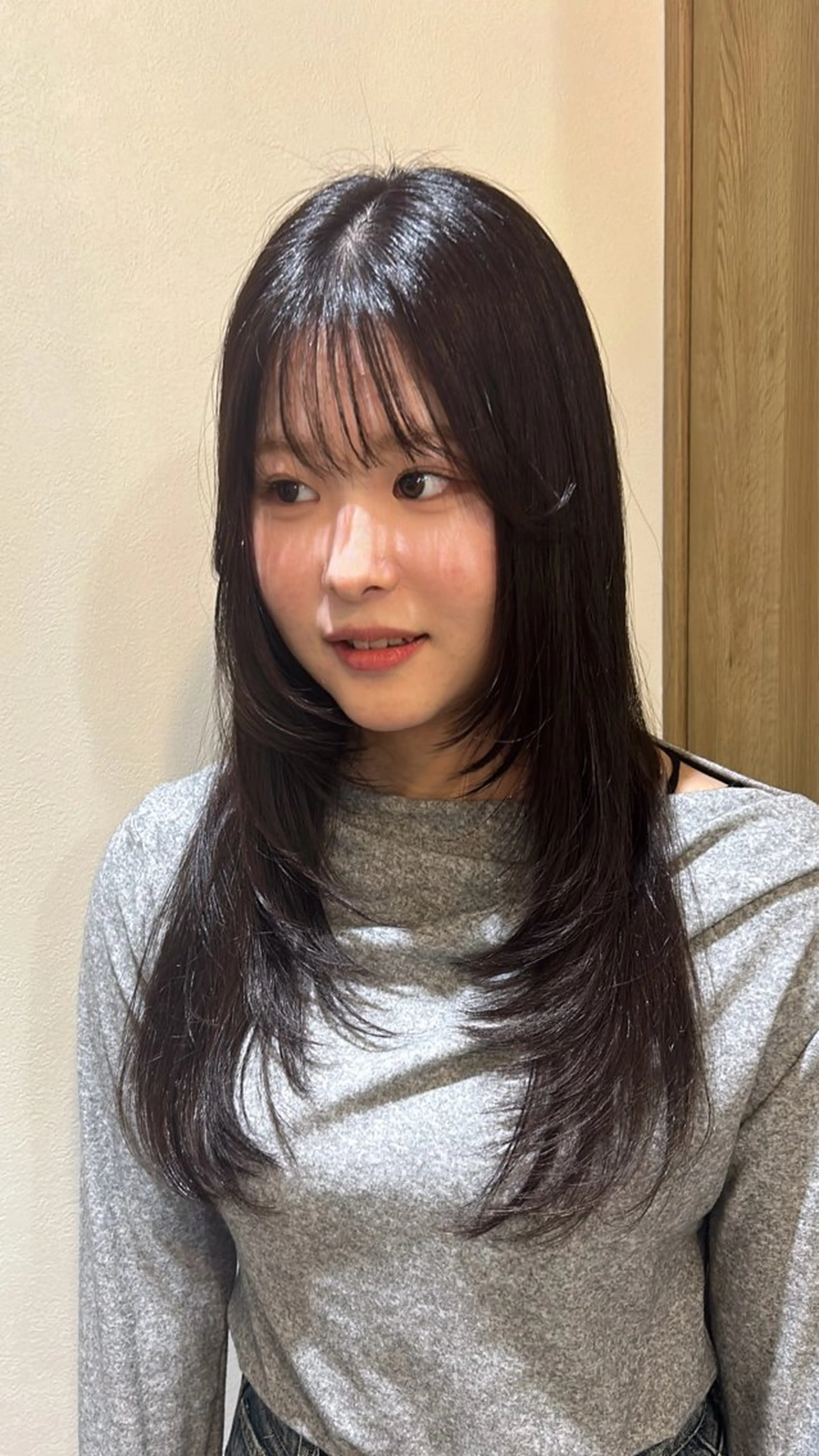 セミロング レイヤーカット ヘアカラー トリートメント 似合わせcut🌐/ tsuki(ツキ)のヘアスタイル