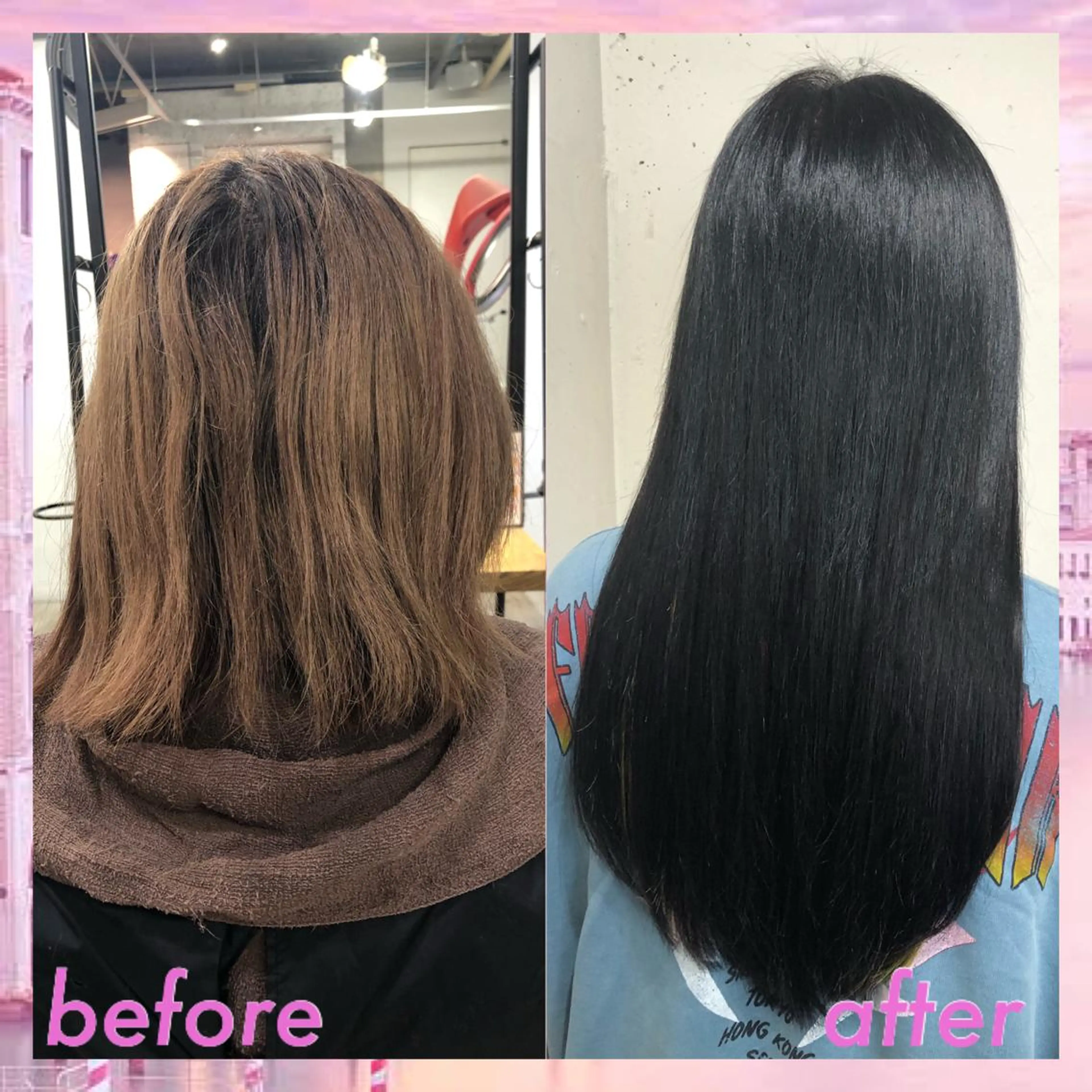 ロング パーマ ヘアアレンジ シールエクステ エクステ カット ヘアカラー トリートメント エクステ ヘアセット 八巻 晴香のヘアスタイル