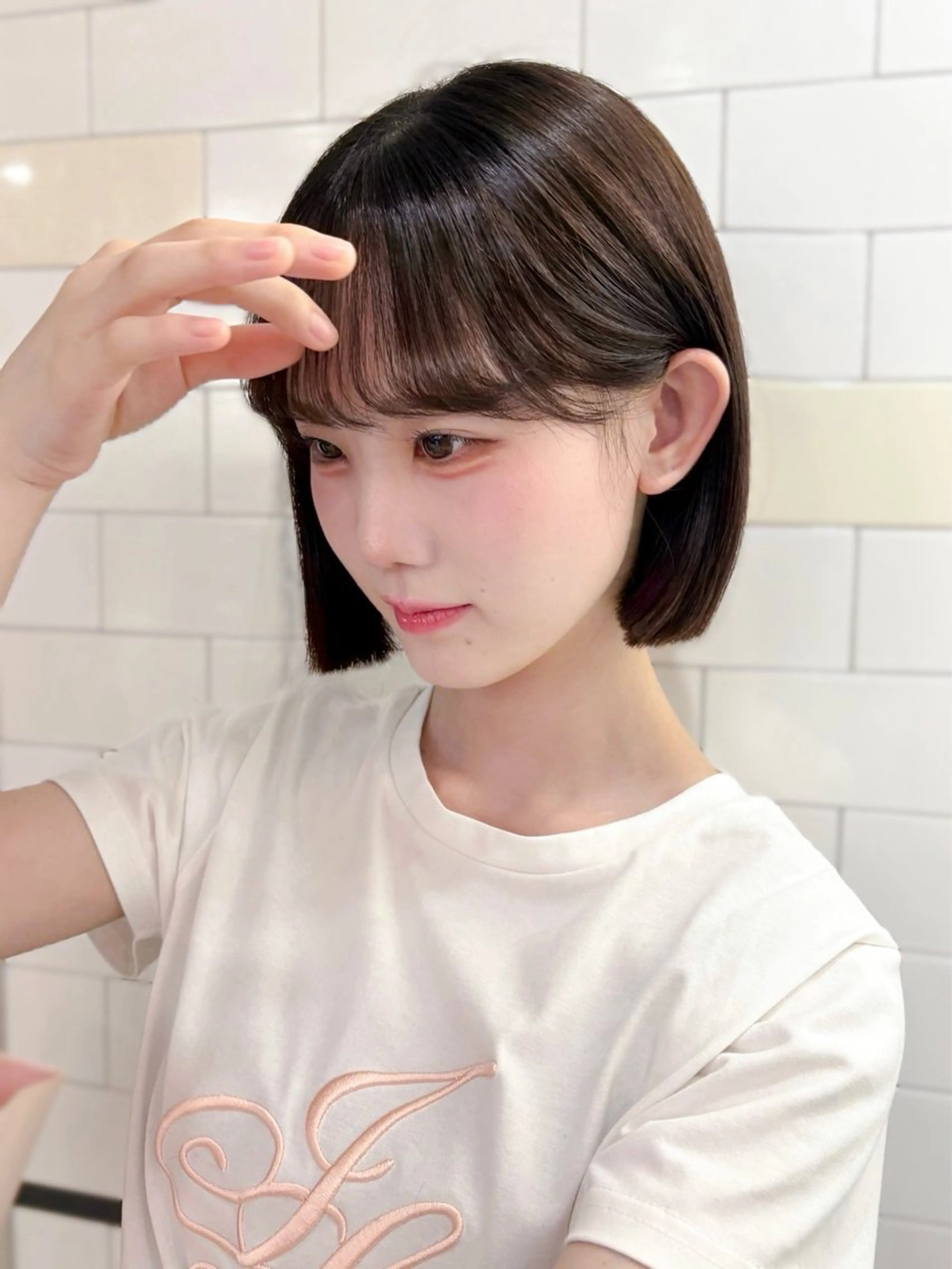 ショート そ にのヘアスタイル