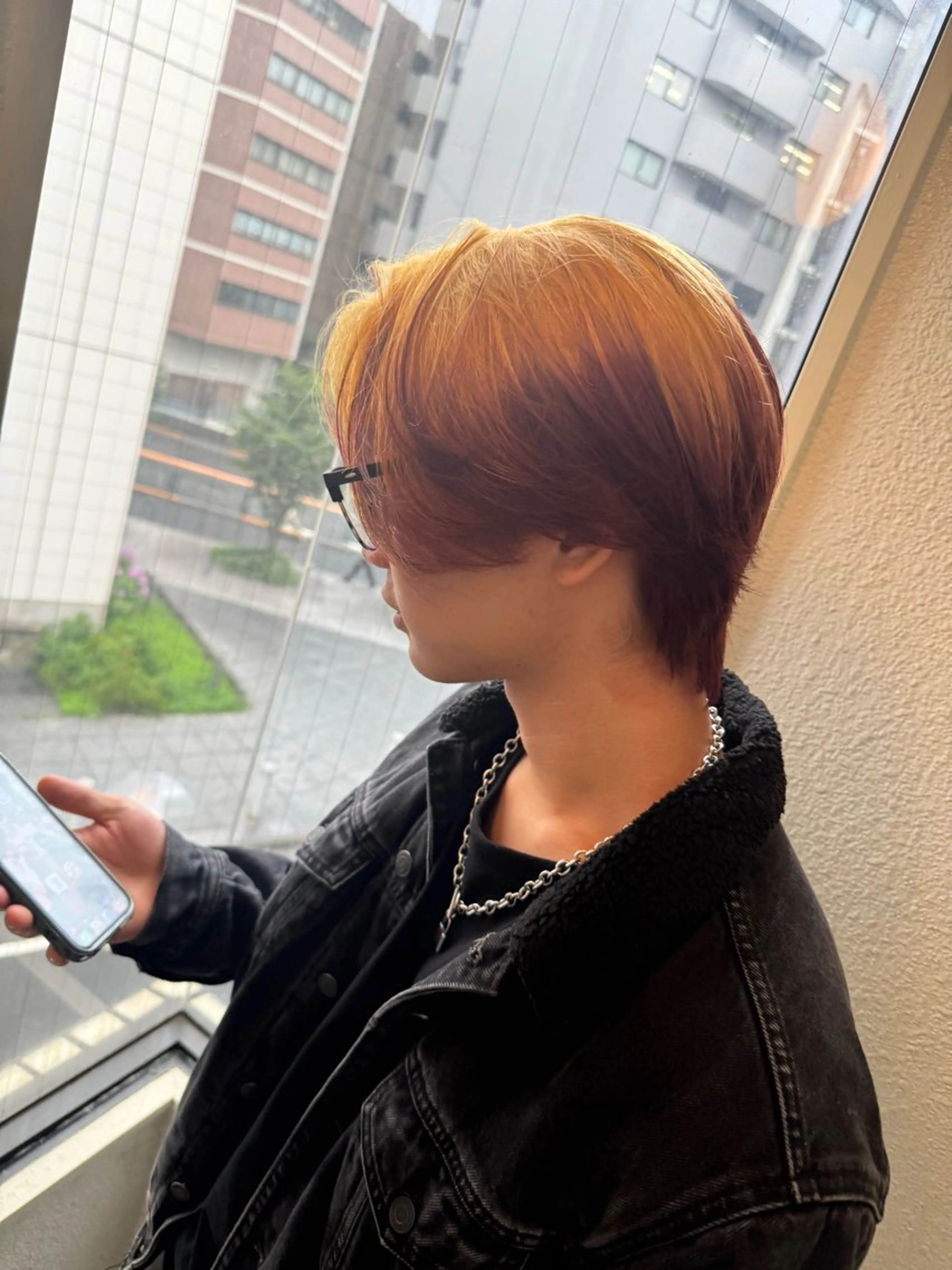 カラー メンズ 三原　賢二 【縮毛矯正】のヘアスタイル