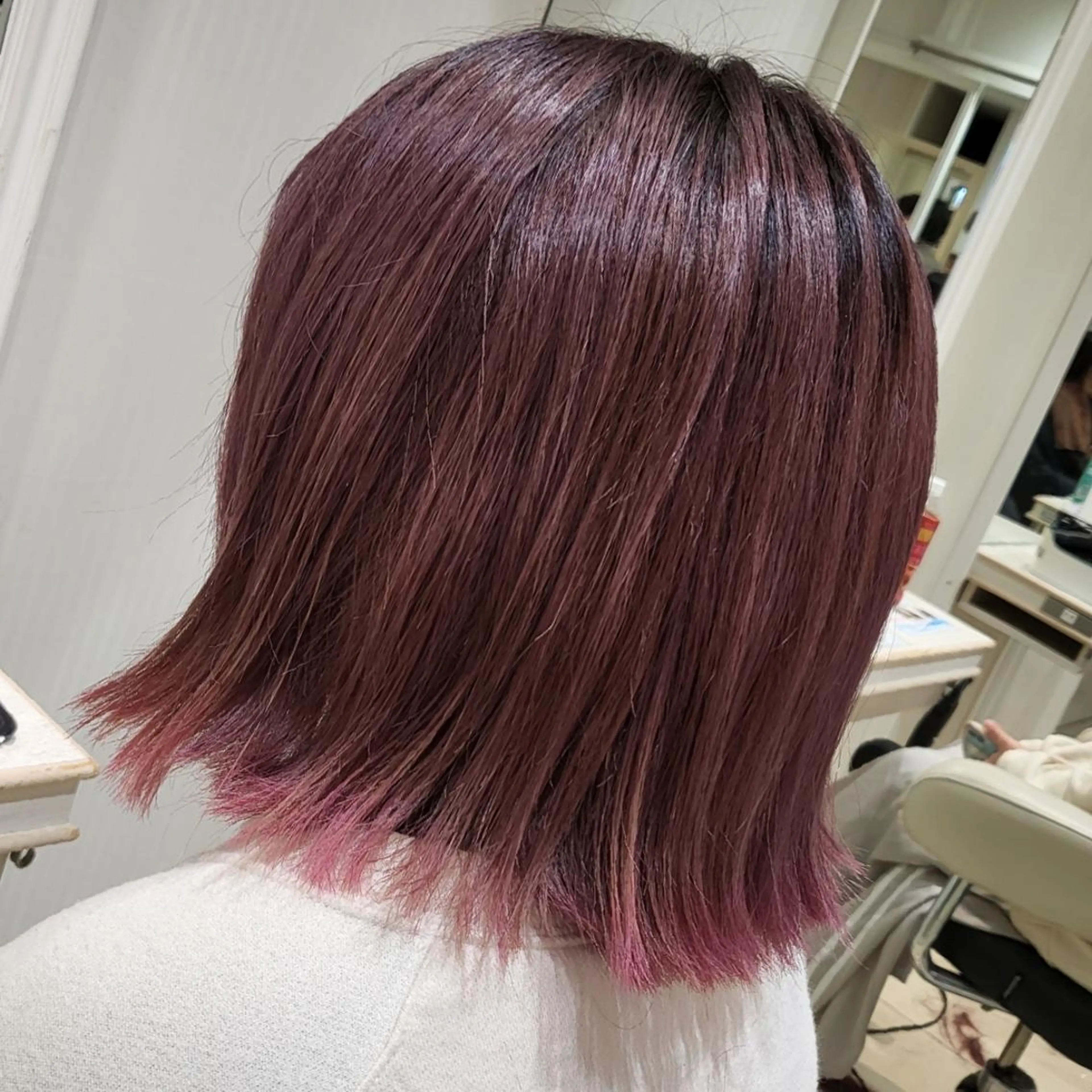 ミディアム カラー ヘアカラー 社内カット講師・店長 菅原賢一のヘアスタイル