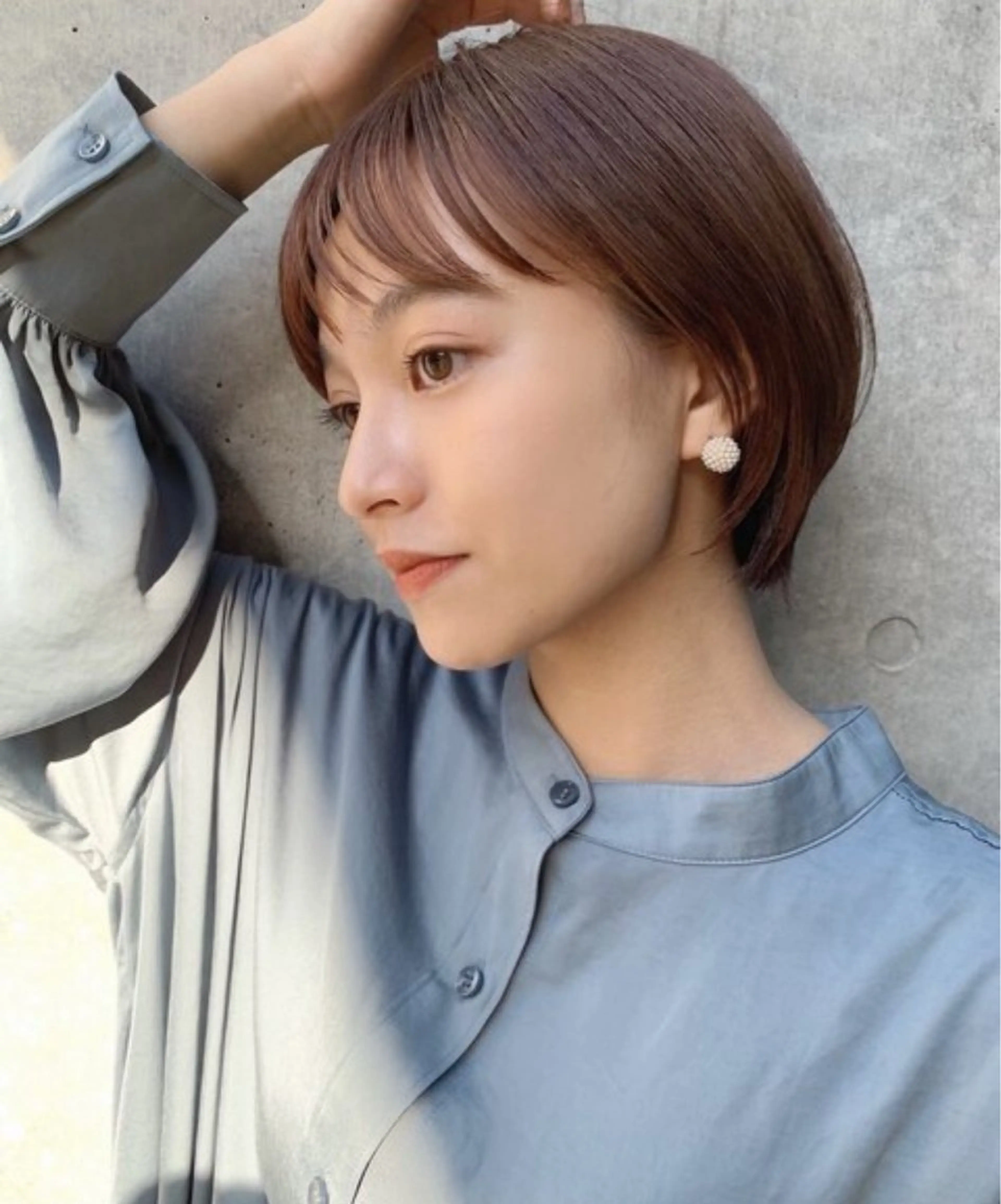 ショート ショートヘア 似合わせカット‪// 鶴我万唯華のヘアスタイル