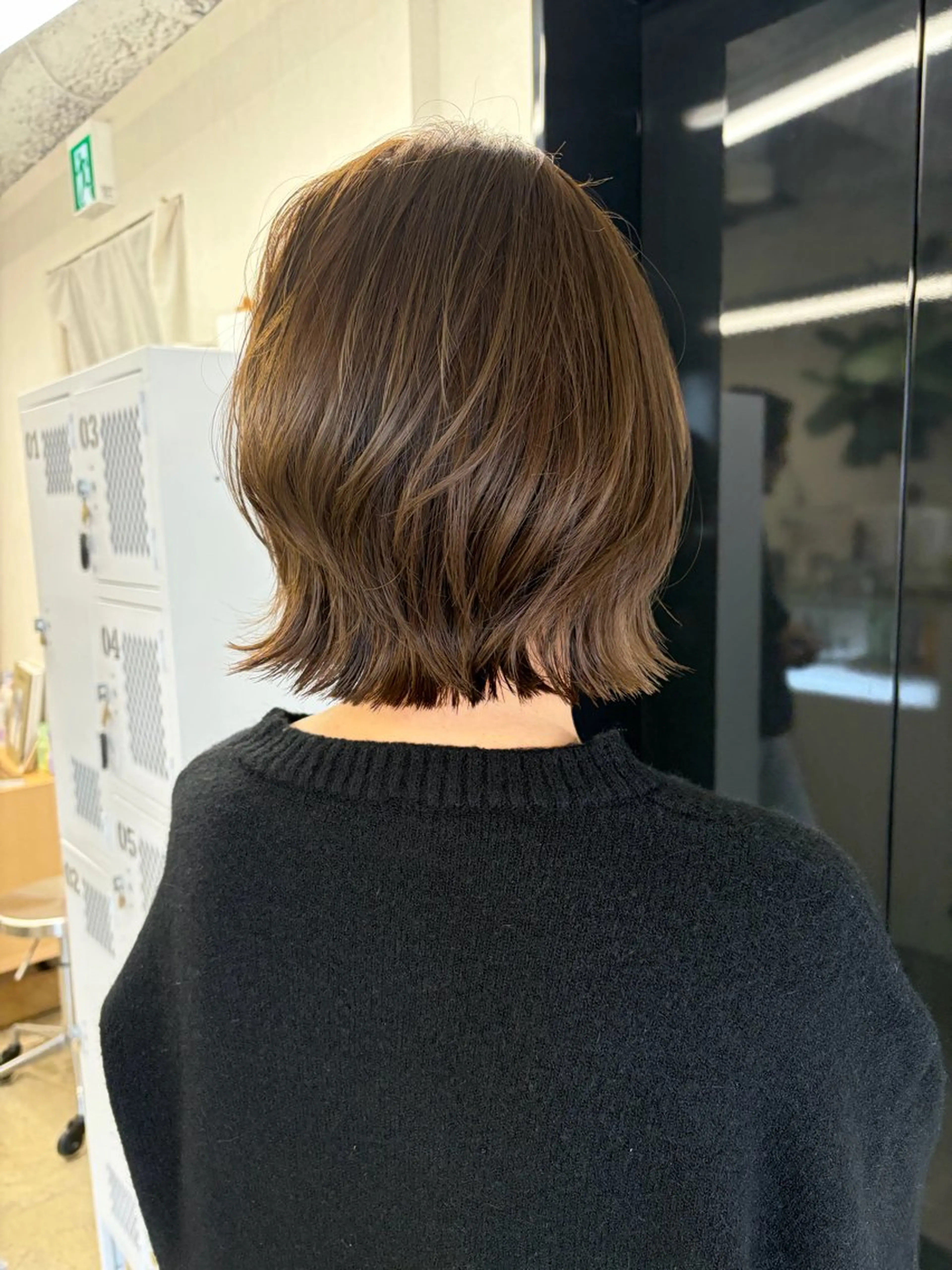 ミディアム カット ヘアカラー Kiji kannaのヘアスタイル