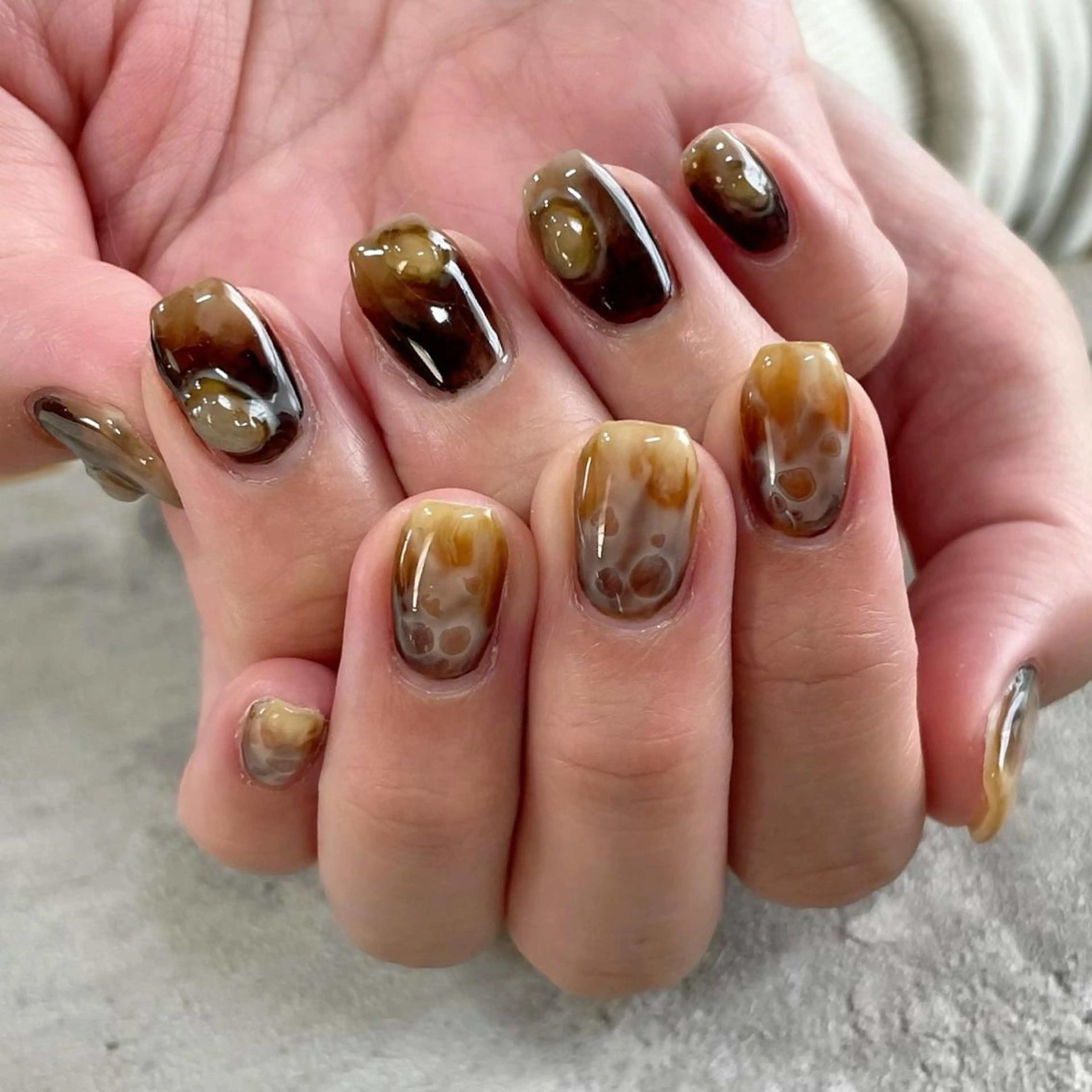 ネイル ジェルネイル 東 千夏のネイルデザイン