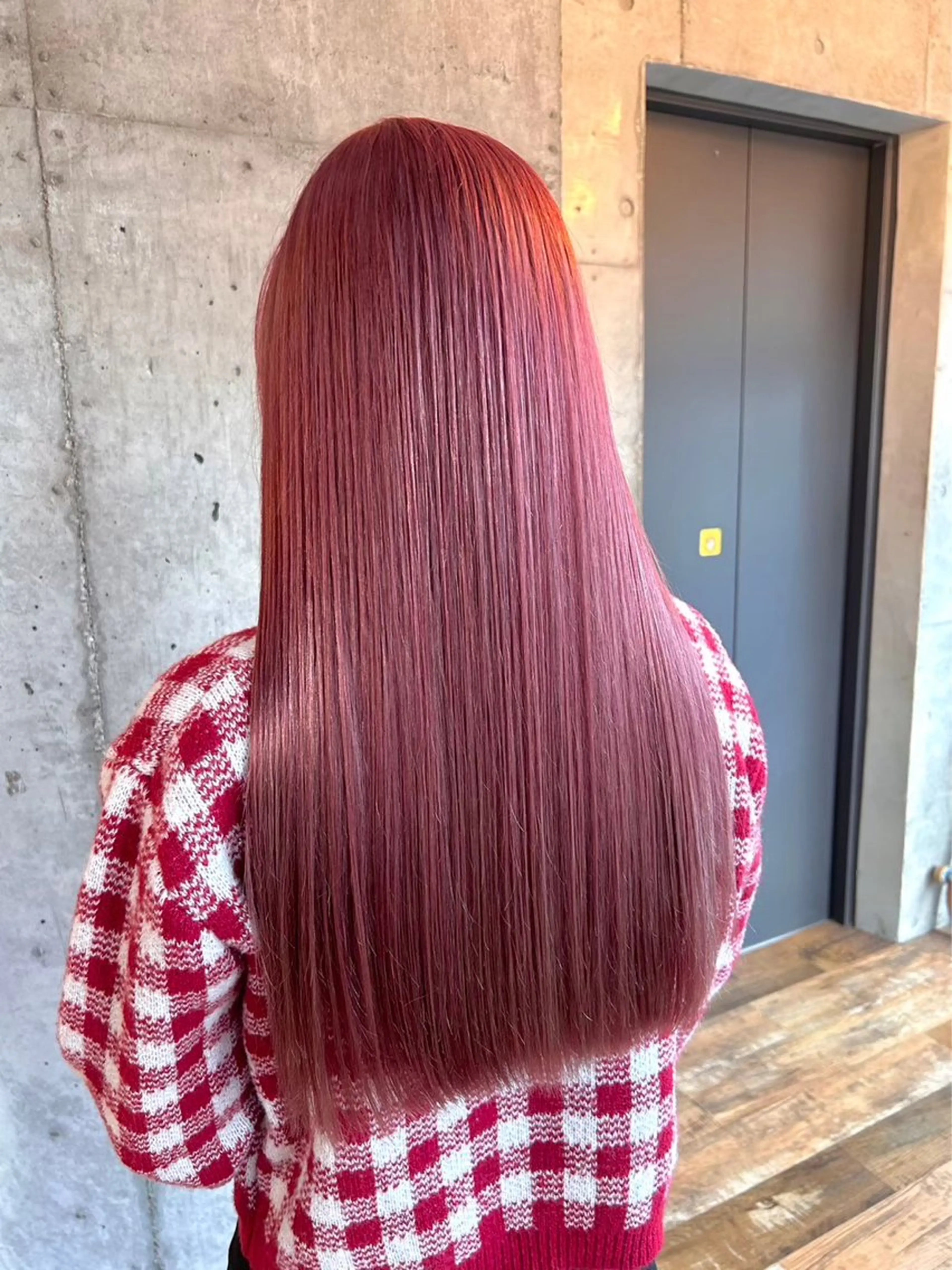 ロング カット 縮毛矯正 ヘアセット 💞艶カラー/ ブリーチ💞ユウカのヘアスタイル