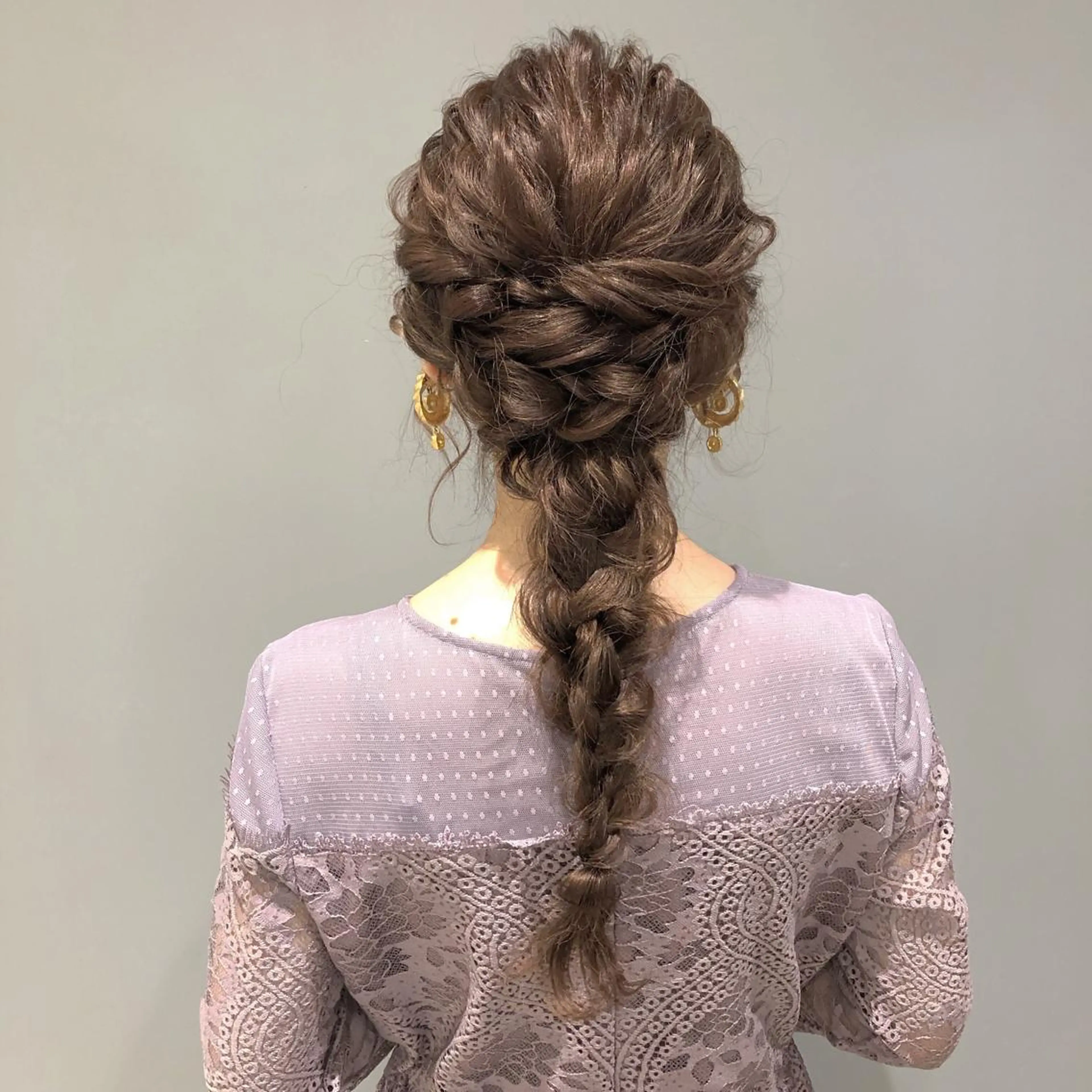 ロング カラー ヘアアレンジ yoshino yukoのマツエク・マツパデザイン