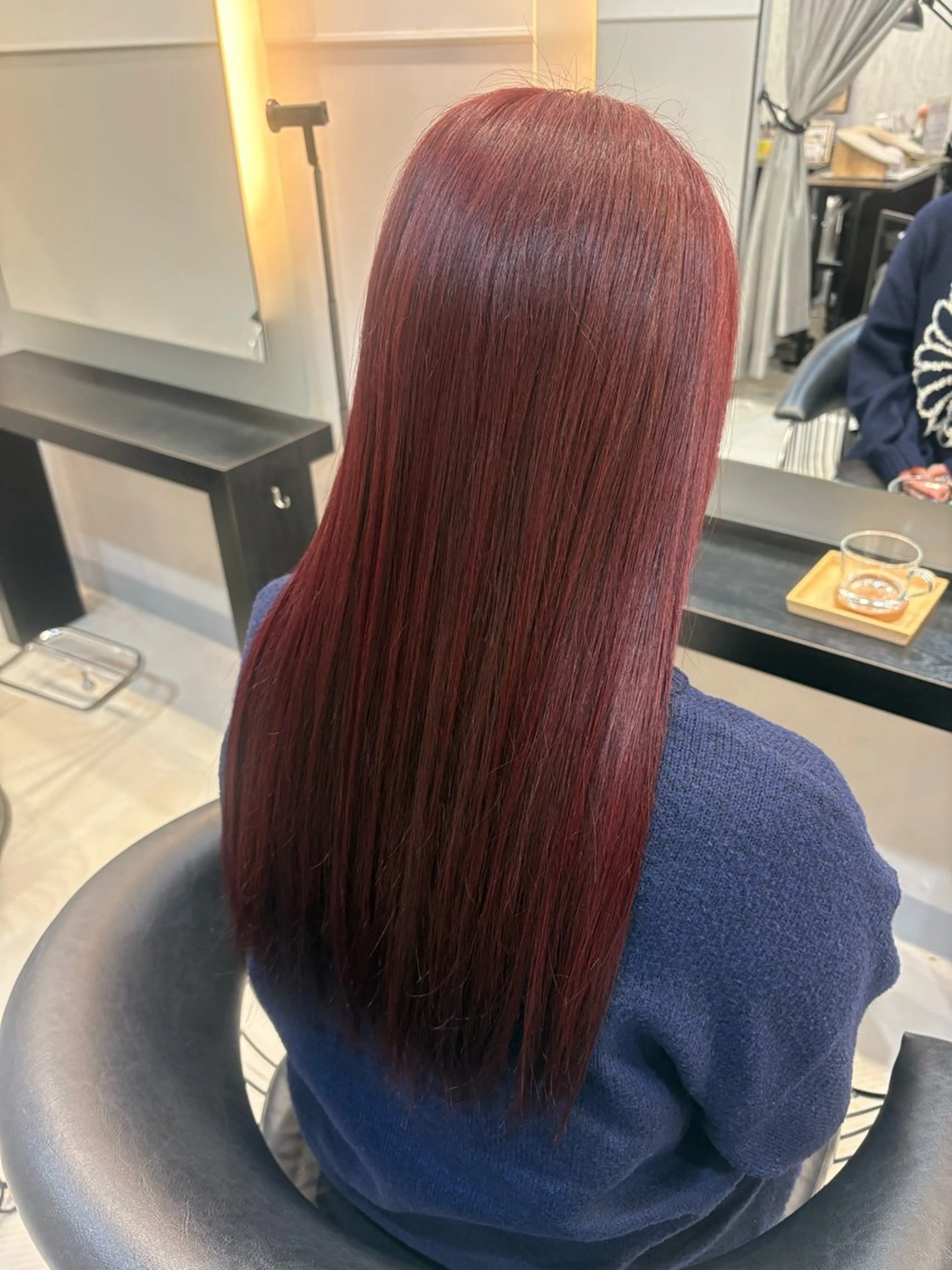 ロング カット ヘアカラー 倉科夏奈 カラー/エクステのヘアスタイル