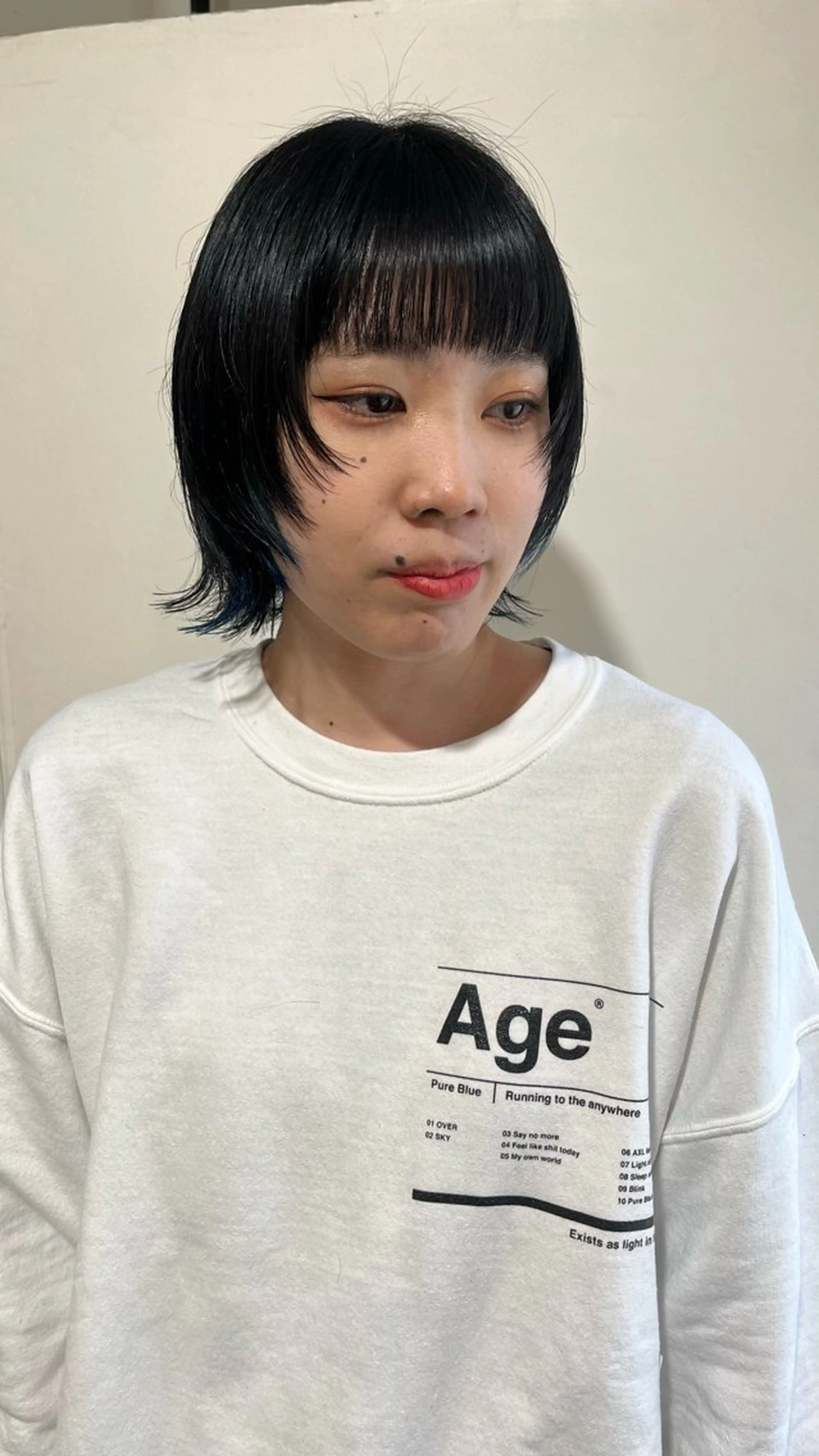 ショート カラー ウルフカット パ ルのヘアスタイル