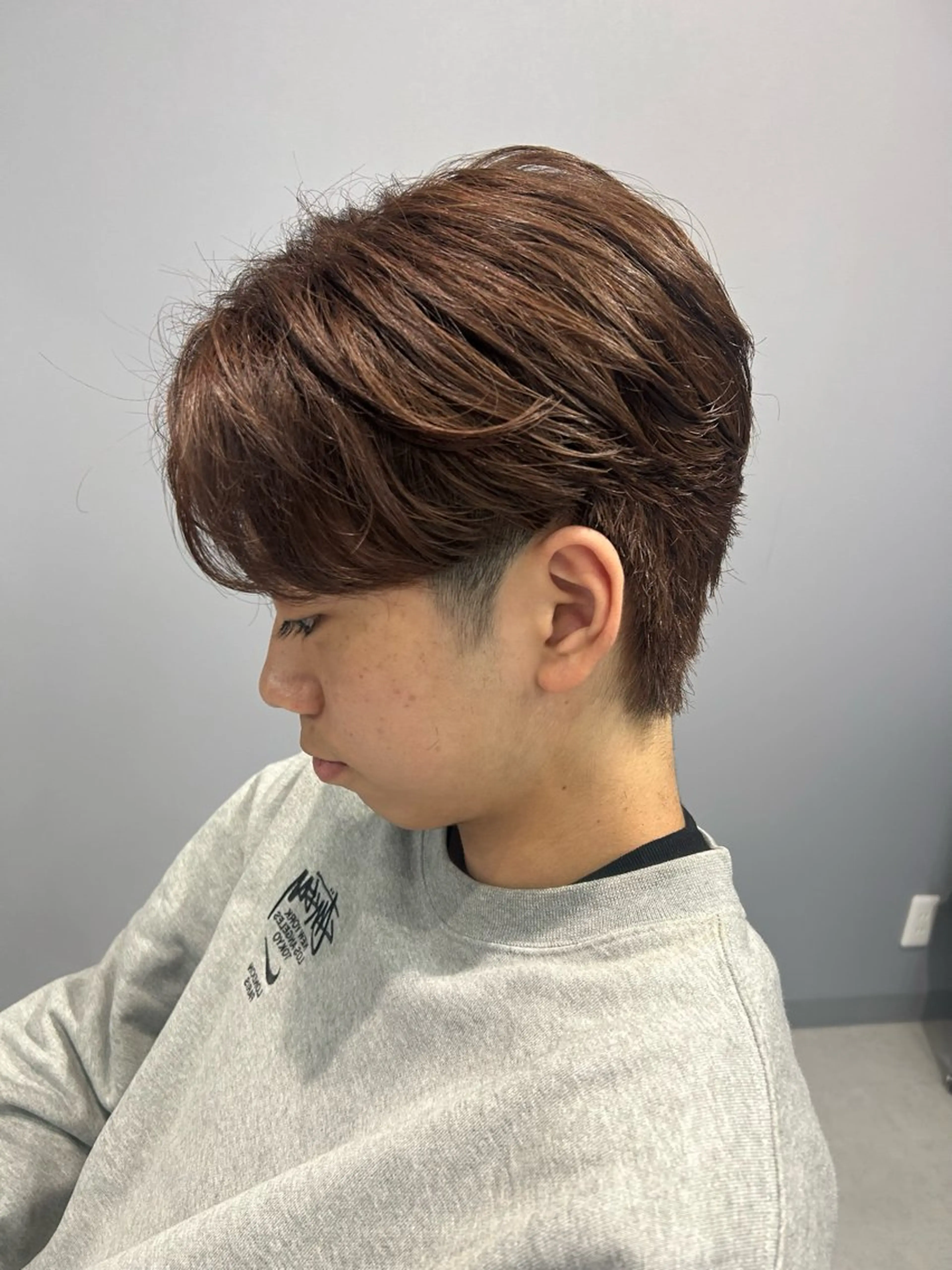 ショート カラー パーマ メンズ メンズパーマ特化 勝毛広貴のヘアスタイル