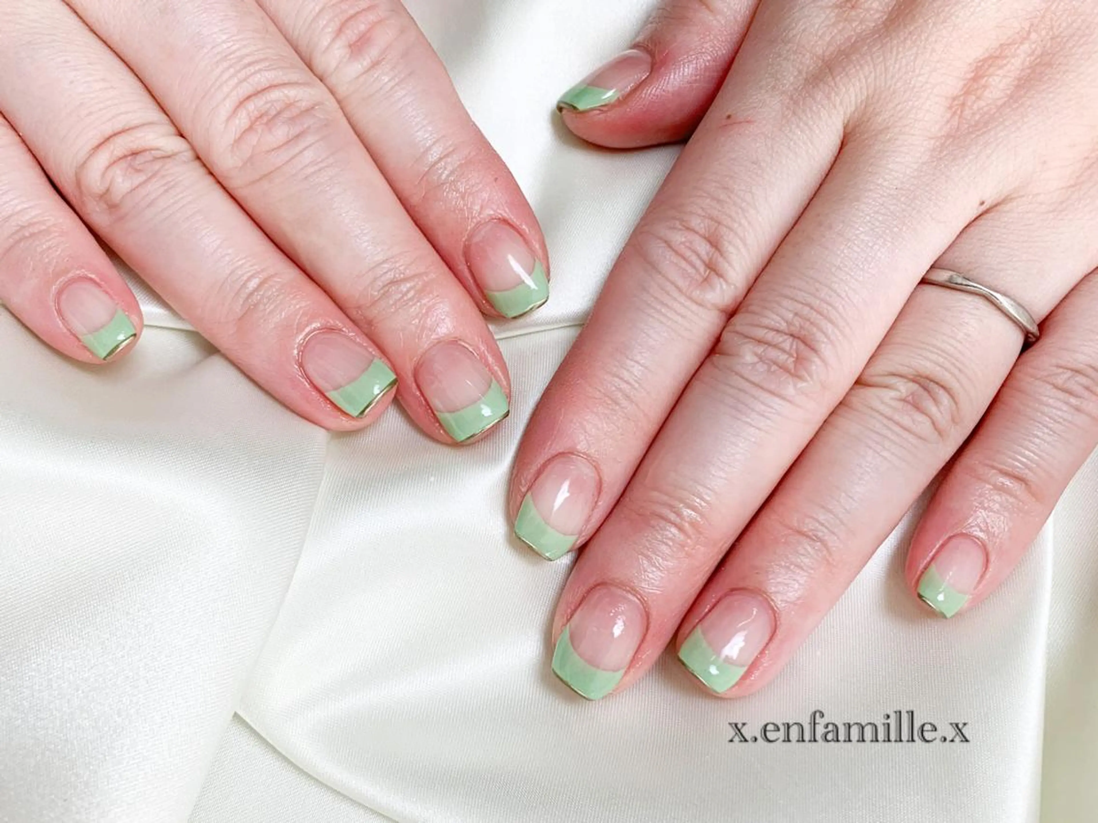 ネイル ハンドネイル nail salon en familleのネイルデザイン