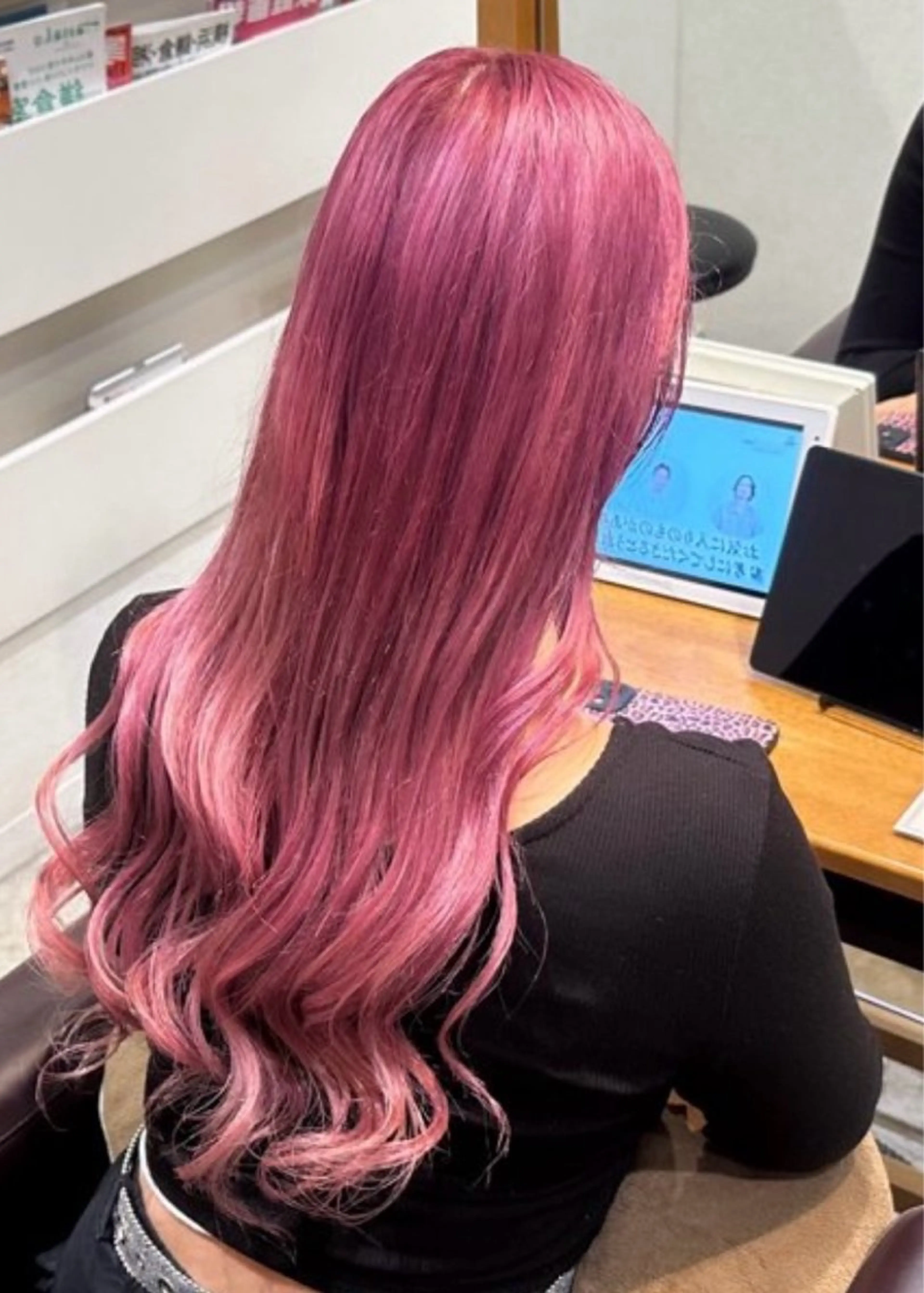 ロング カラー ヘアカラー ハイトーン/ダブル カラー/あやかのヘアスタイル