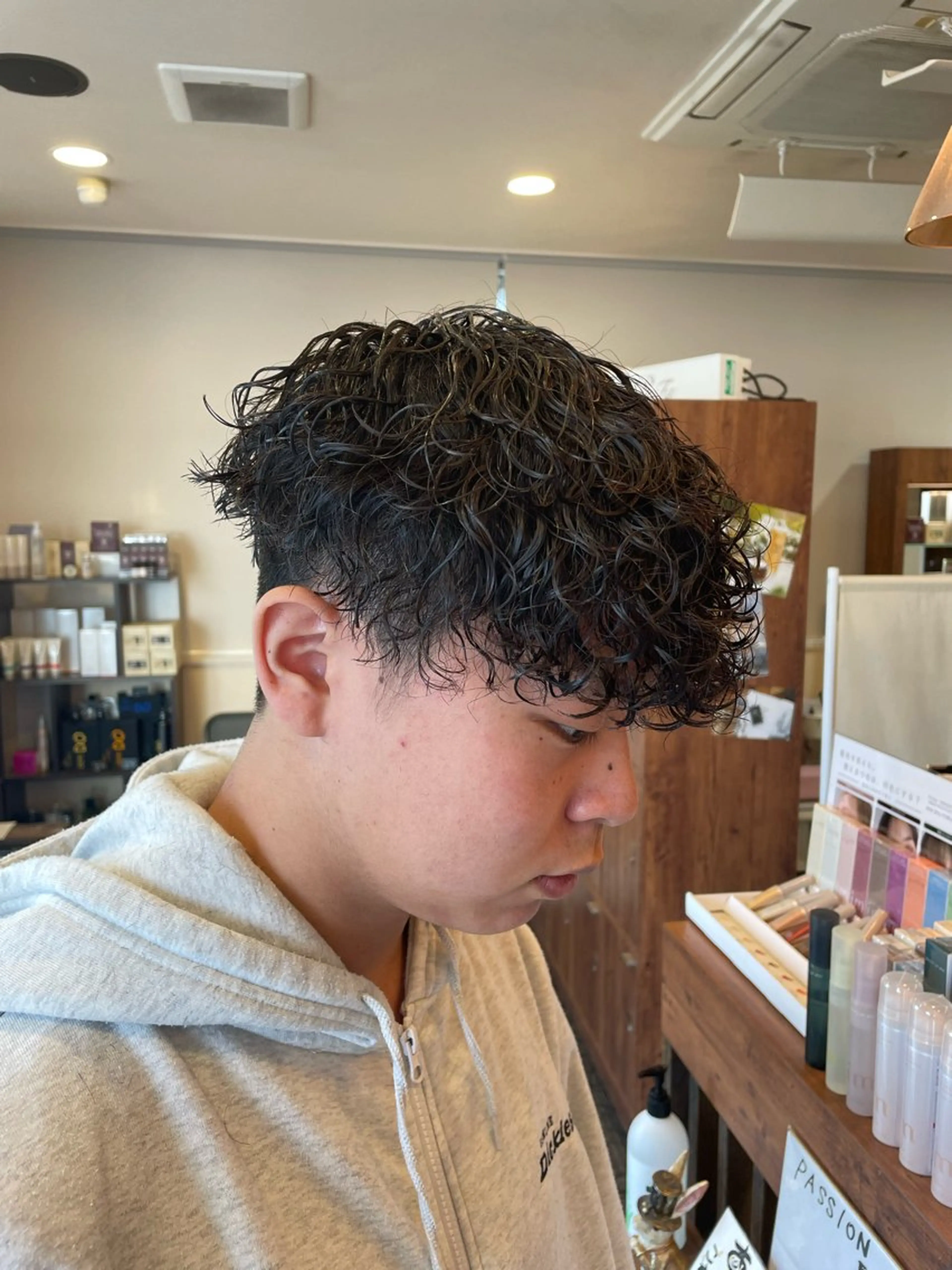 パーマ メンズ 仙台/メンズ/ フェザー/リョウのヘアスタイル