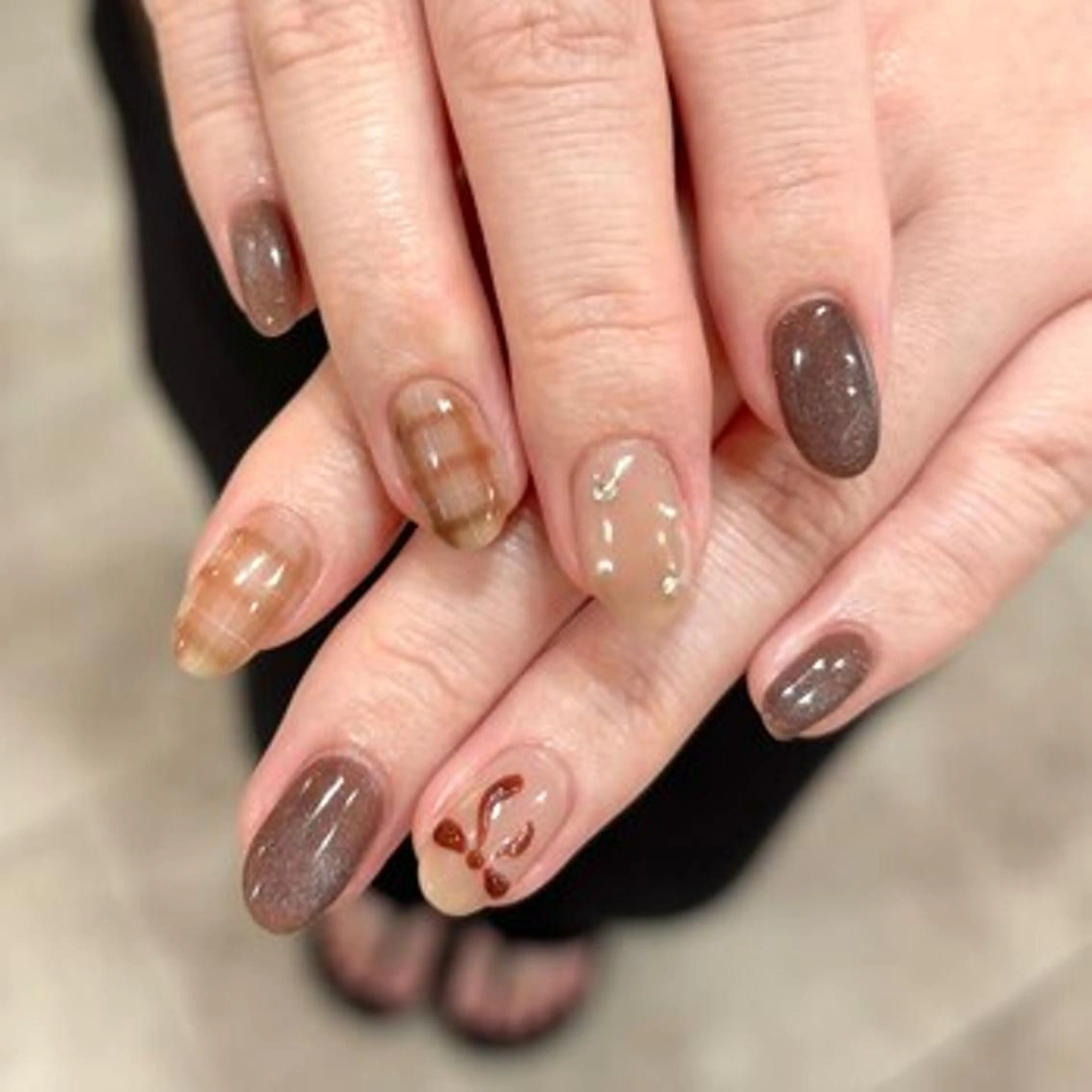 ネイル 持ち込み ハンドネイル パラジェル認定サロン N°nail 立川のネイルデザイン