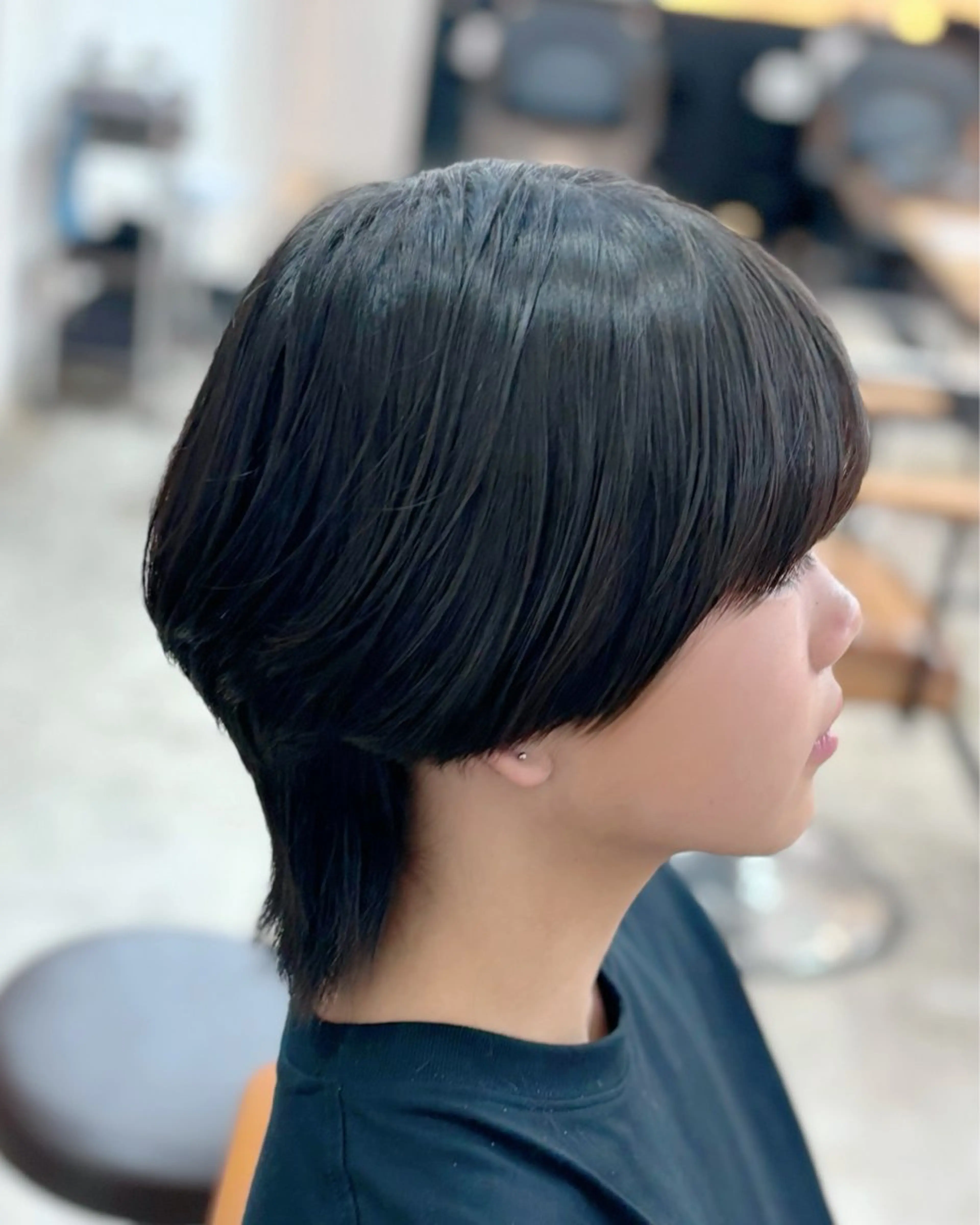 ミディアム メンズ マッシュウルフ マッシュ メンズウルフカット ウルフカット 金子 千登のヘアスタイル