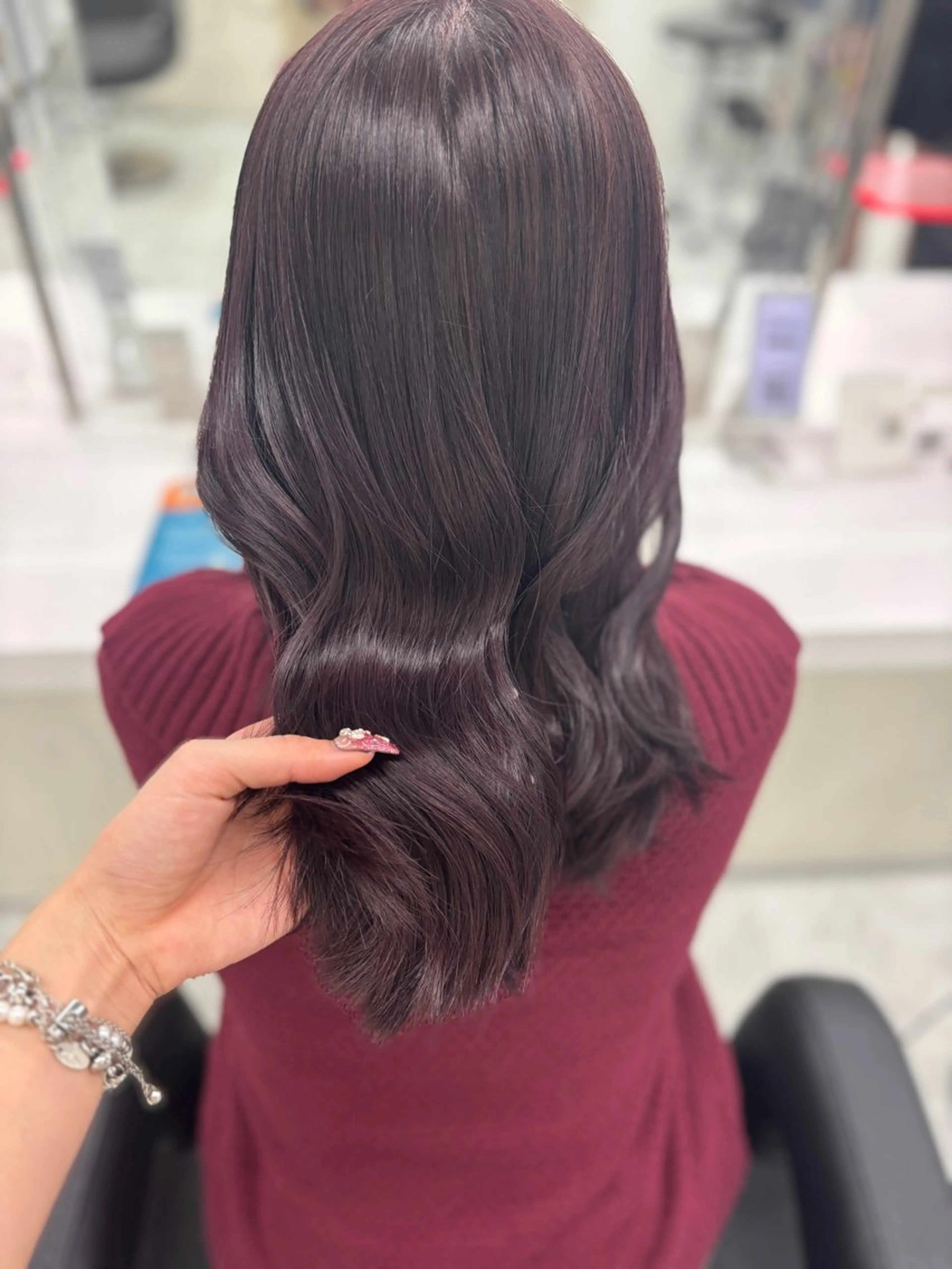 カラー ケアカラー カット ヘアカラー トリートメント 🎀ツヤ髪✖︎ 暖色🎀RYUKAのヘアスタイル