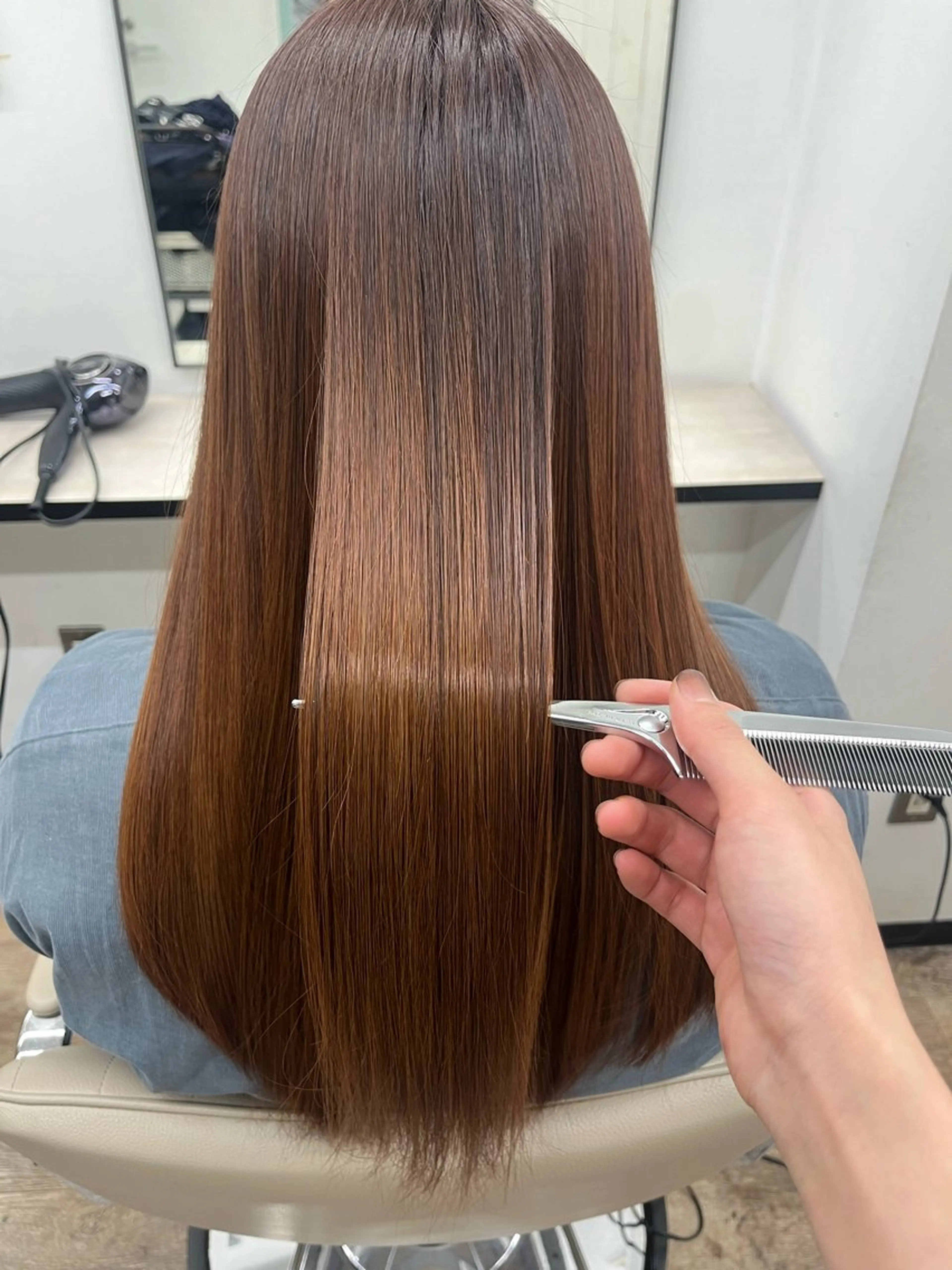 ロング 髪質改善 トリートメント 【🫧美髪艶髪】 🎖️MARIAのヘアスタイル