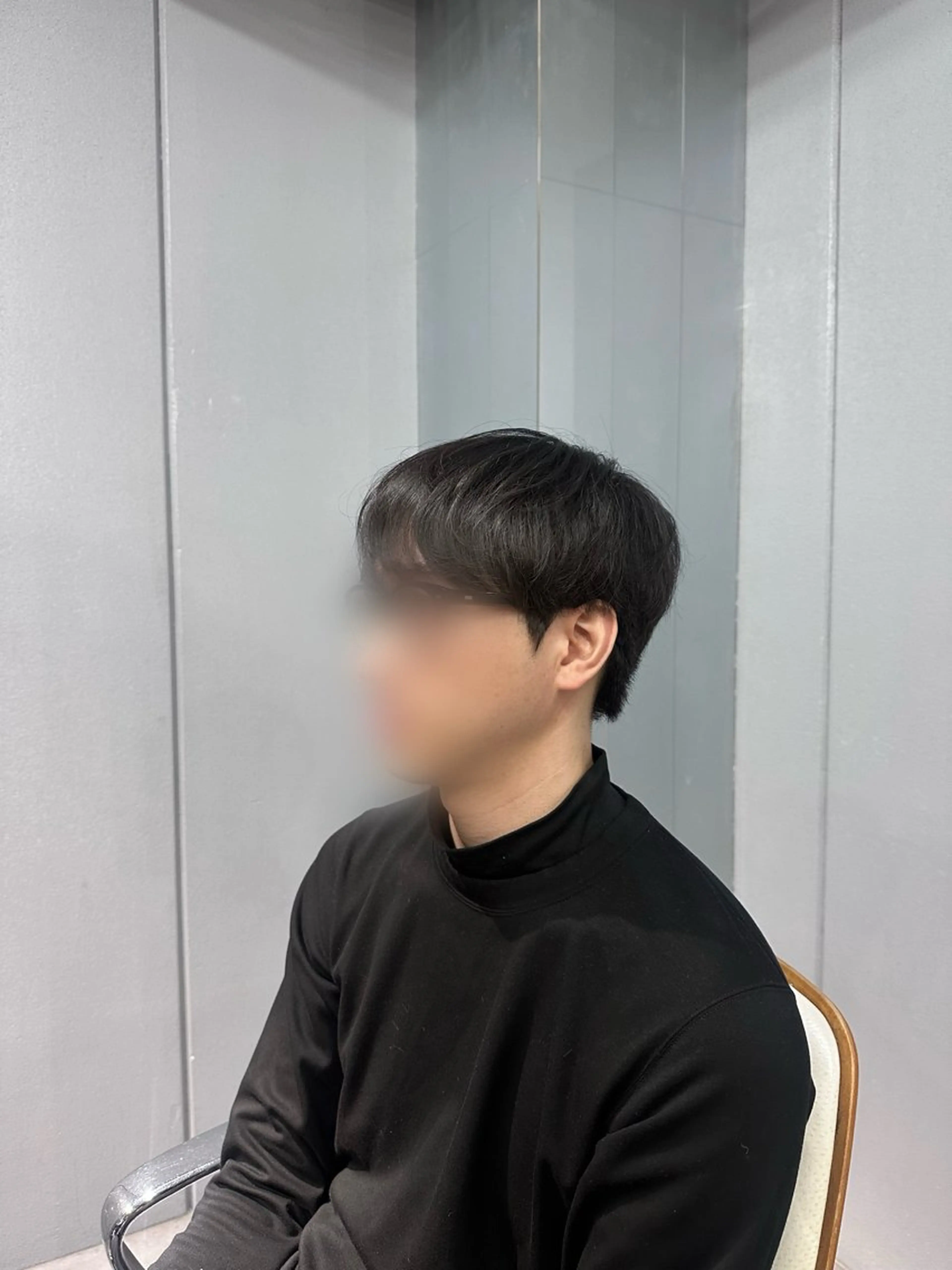 メンズ ダウンパーマ メンズ韓国風 メンズパーマ カット 梅田/パーマ/ 韓国メンズヘア/ハタのヘアスタイル