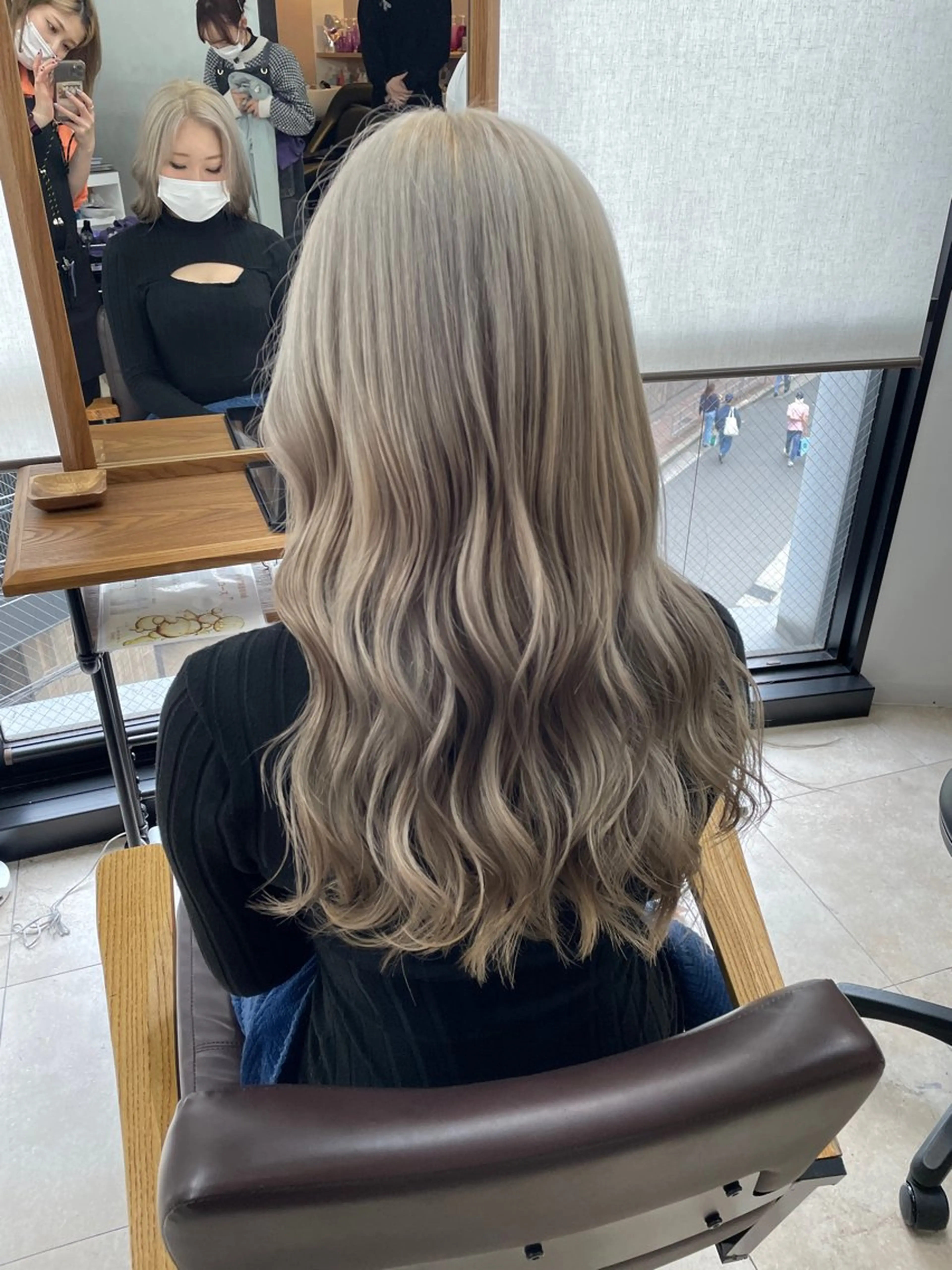 ロング コトネ🫧 韓国風レイヤーカットのヘアスタイル