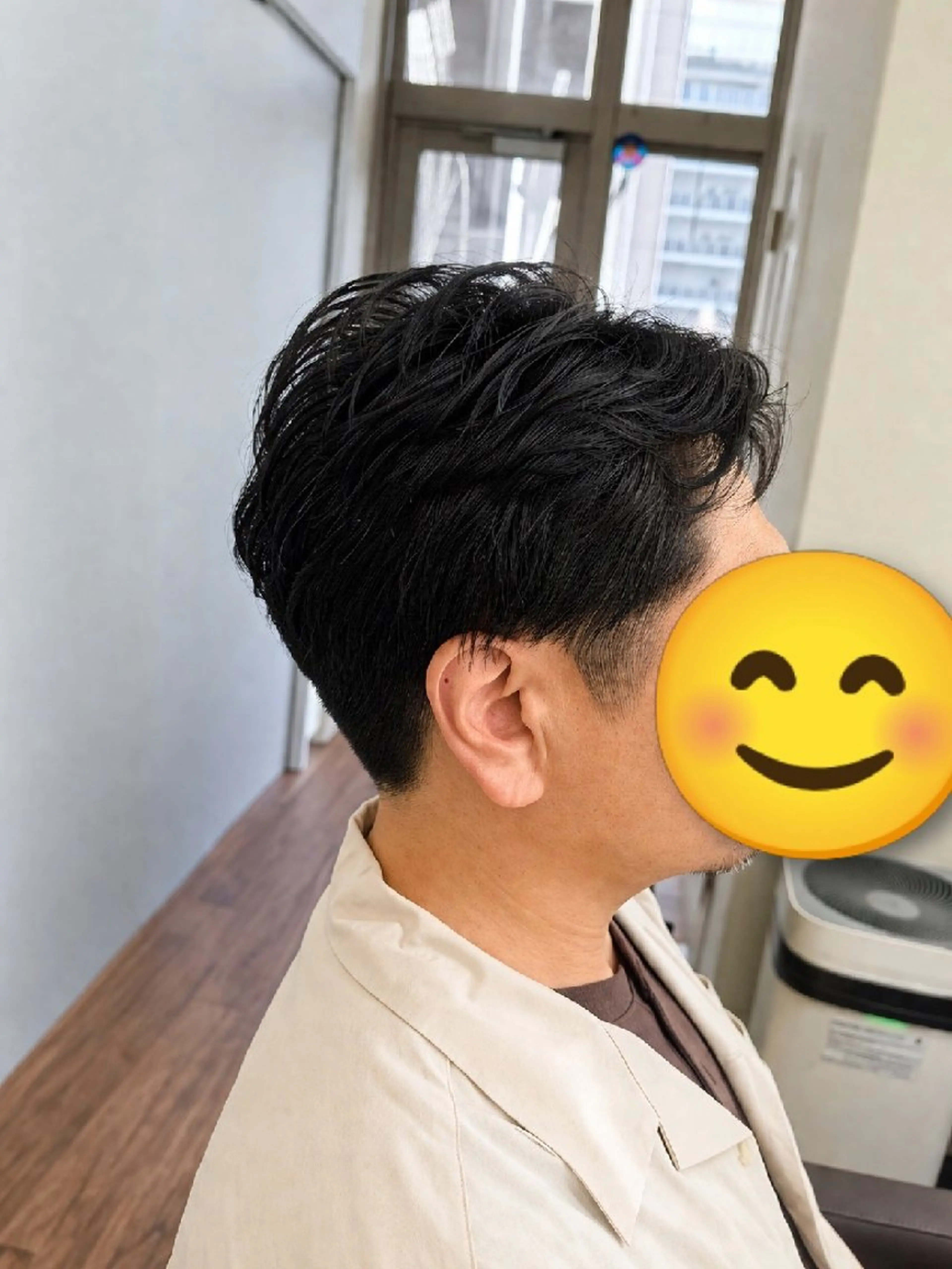ショート パーマ メンズ 村松 和歌子のヘアスタイル