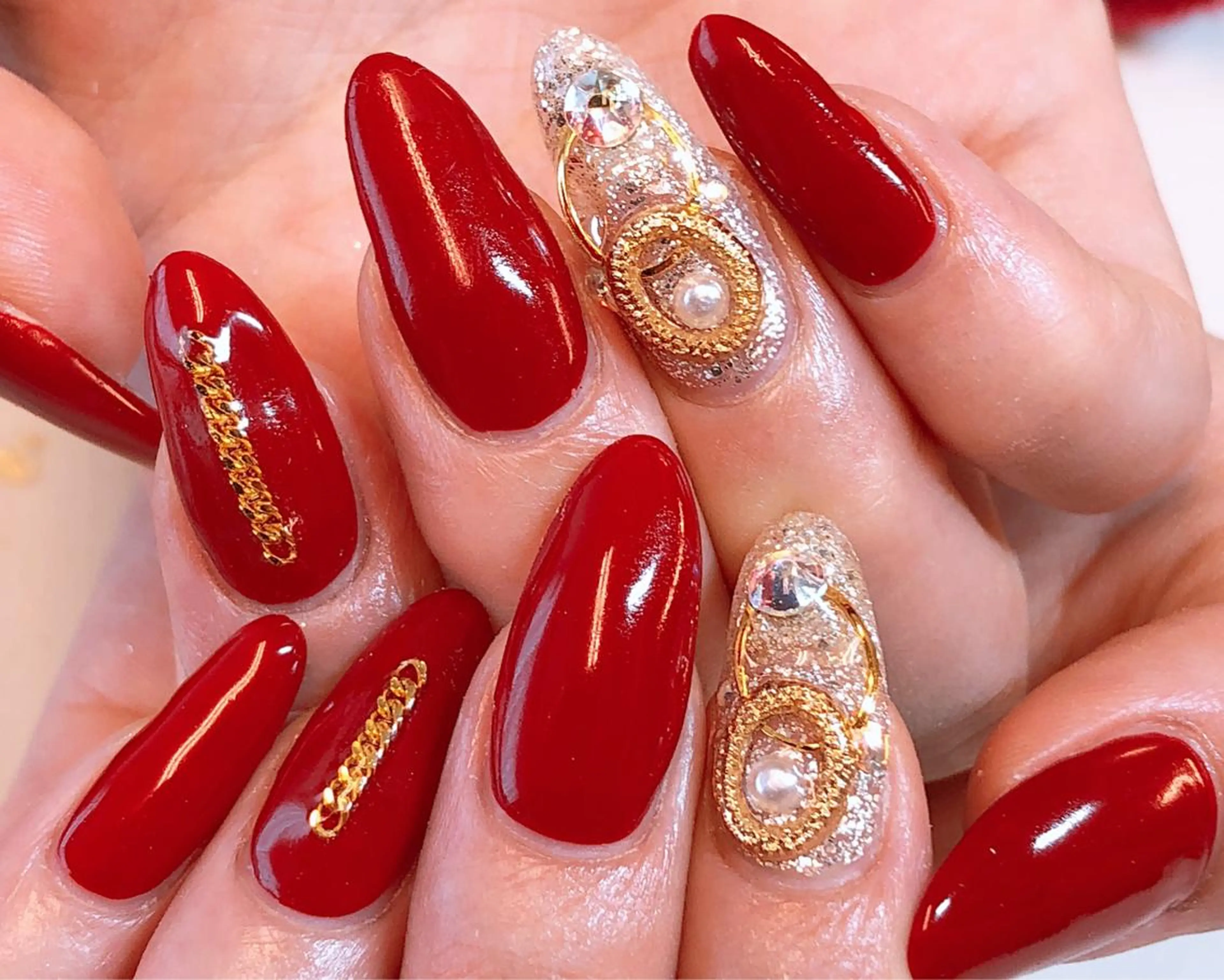 ネイル アートネイル ストーンネイル KIREIE NAILSのネイルデザイン